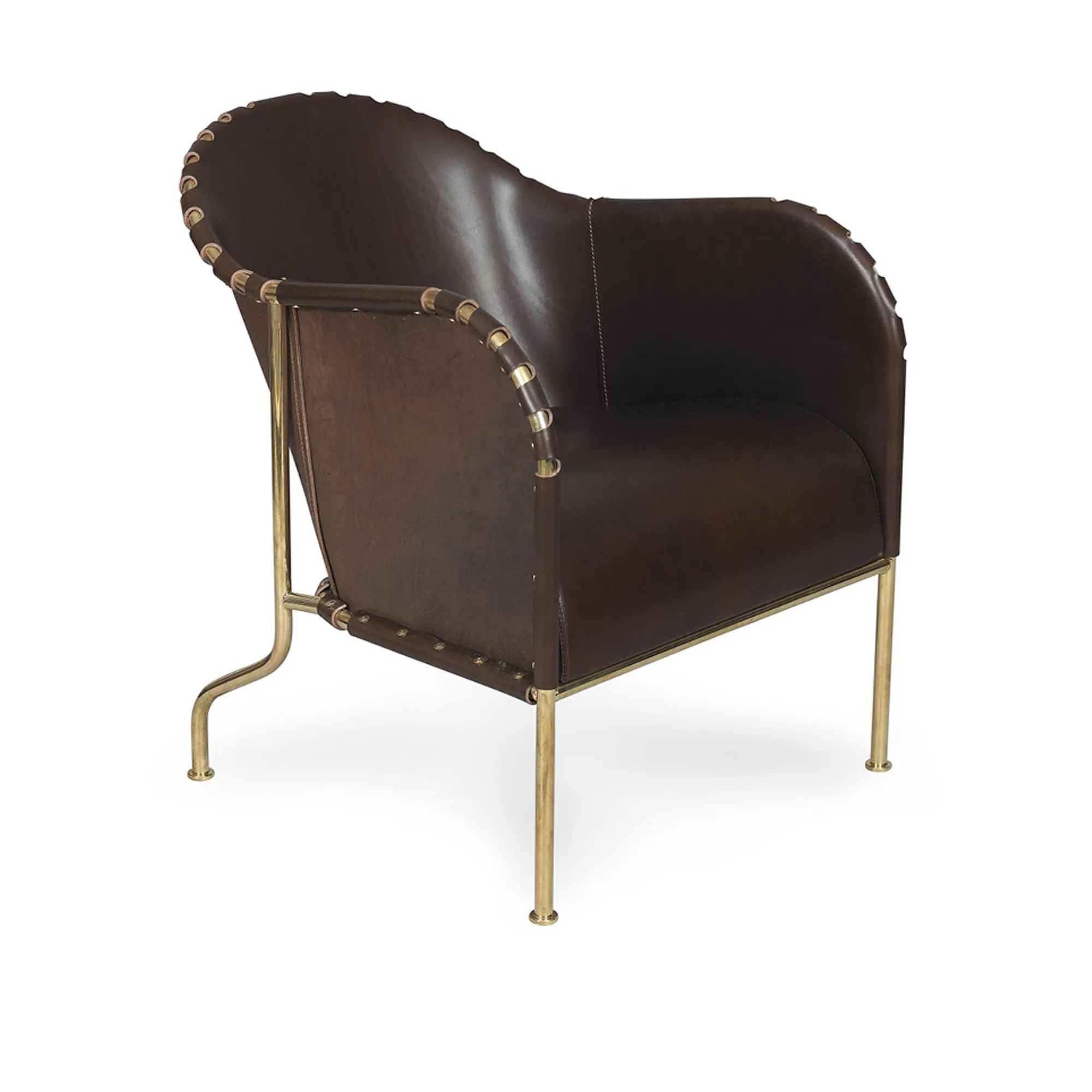 Bruno Armchair Brass - 1