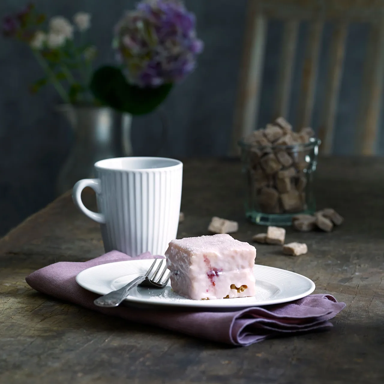 Pleated mug 27 cl white