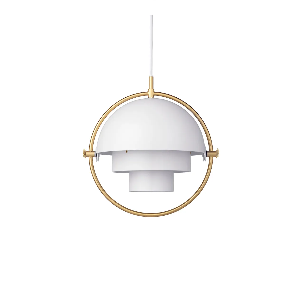 Multi-Lite Pendant Small Brass Black