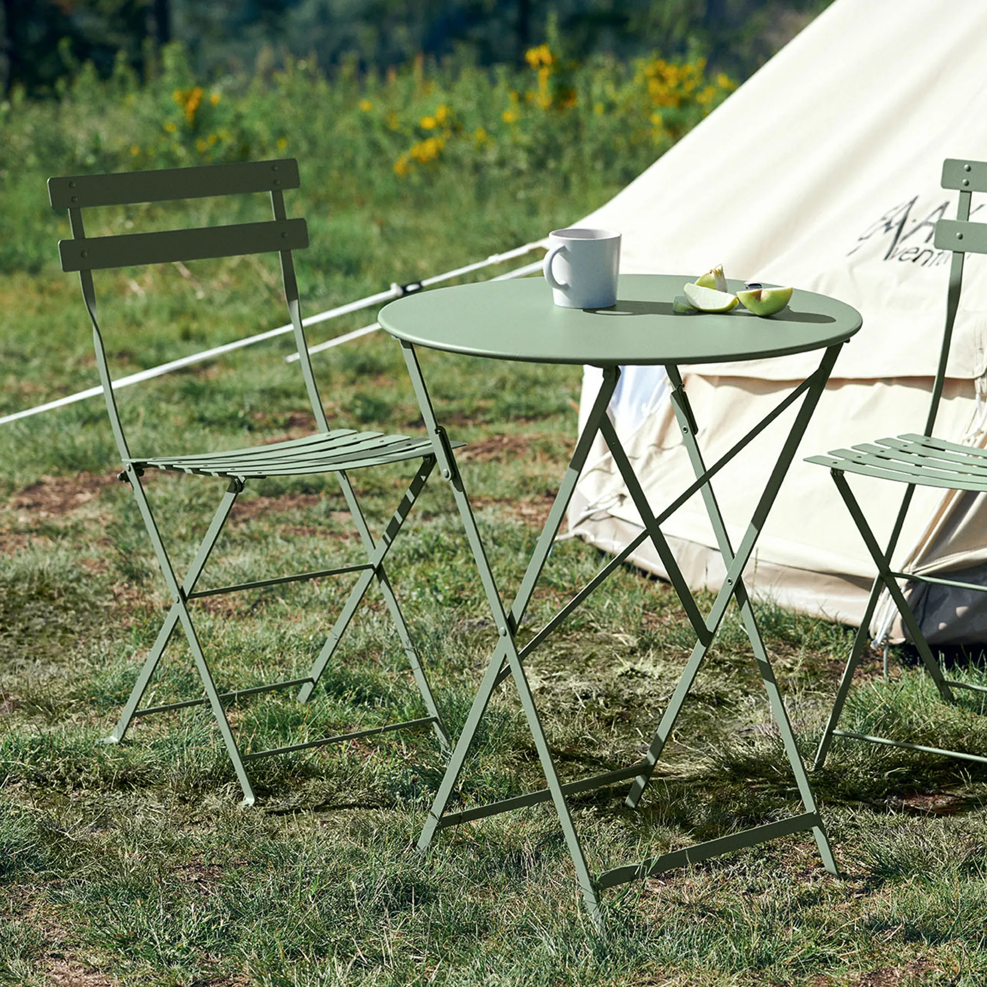 Bistro Outdoor Dining Table Ø 96 cm - 4