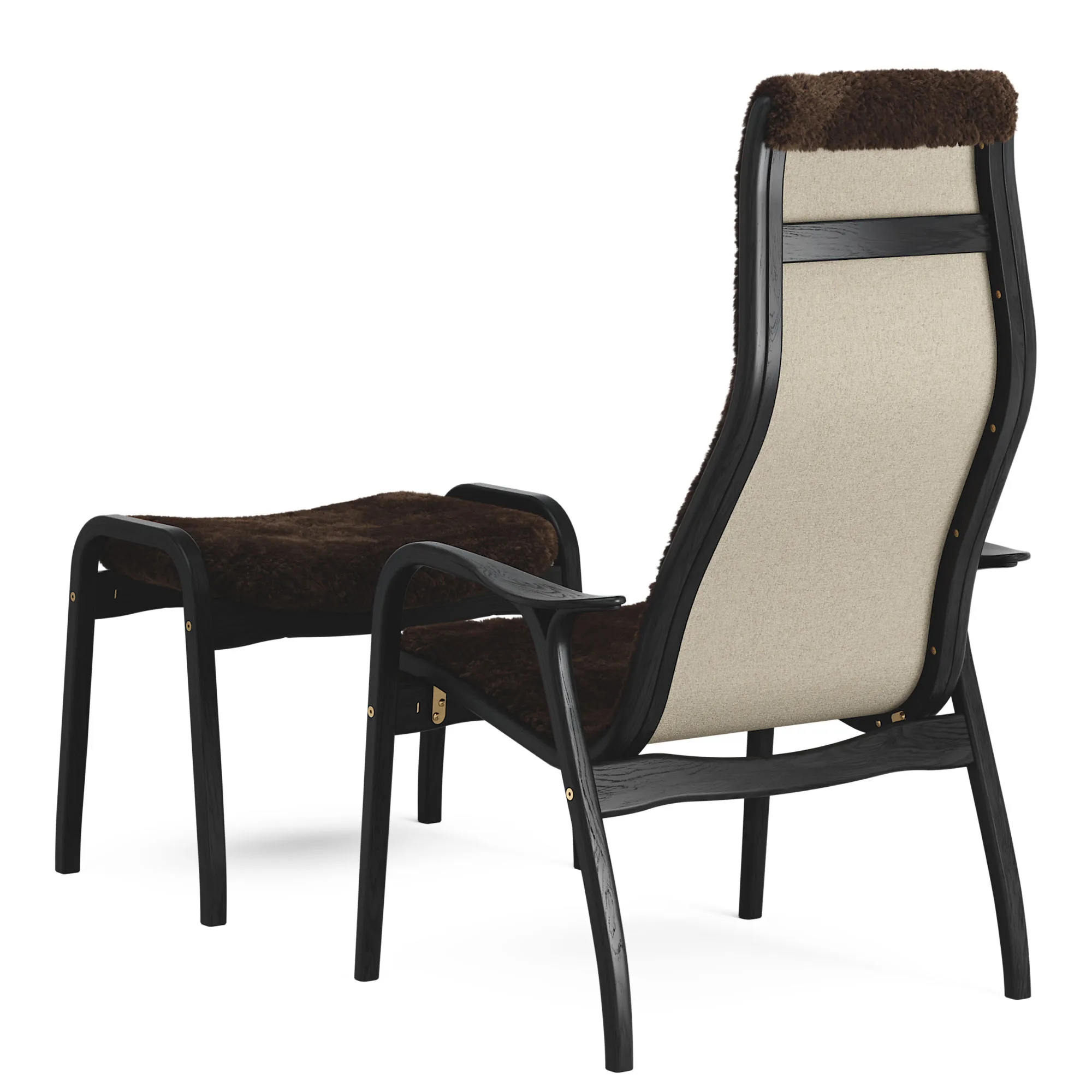 Lamino armchair and footstool - 3