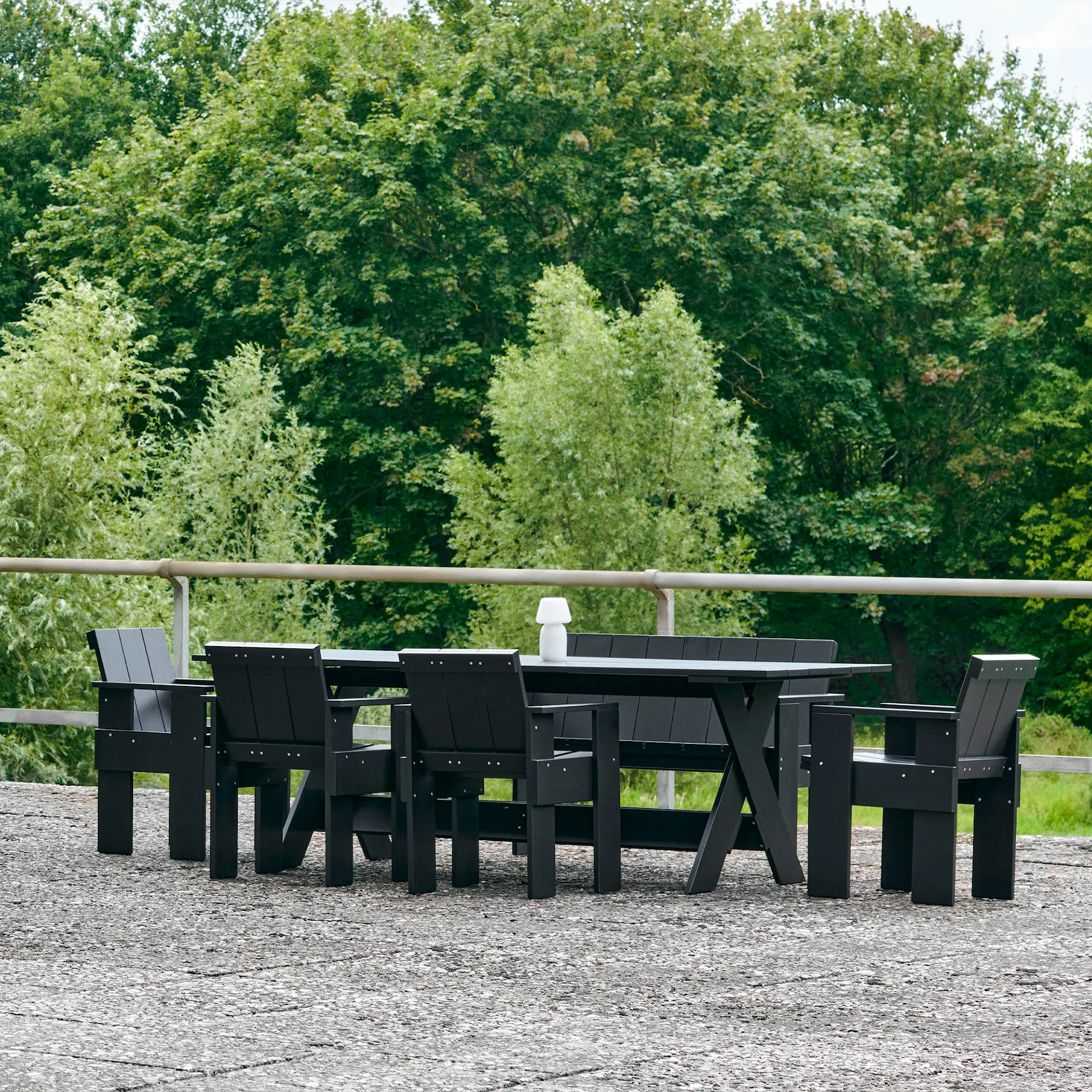 Crate buiten eettafel 230 cm - HAY - Gerrit Rietveld - NO GA