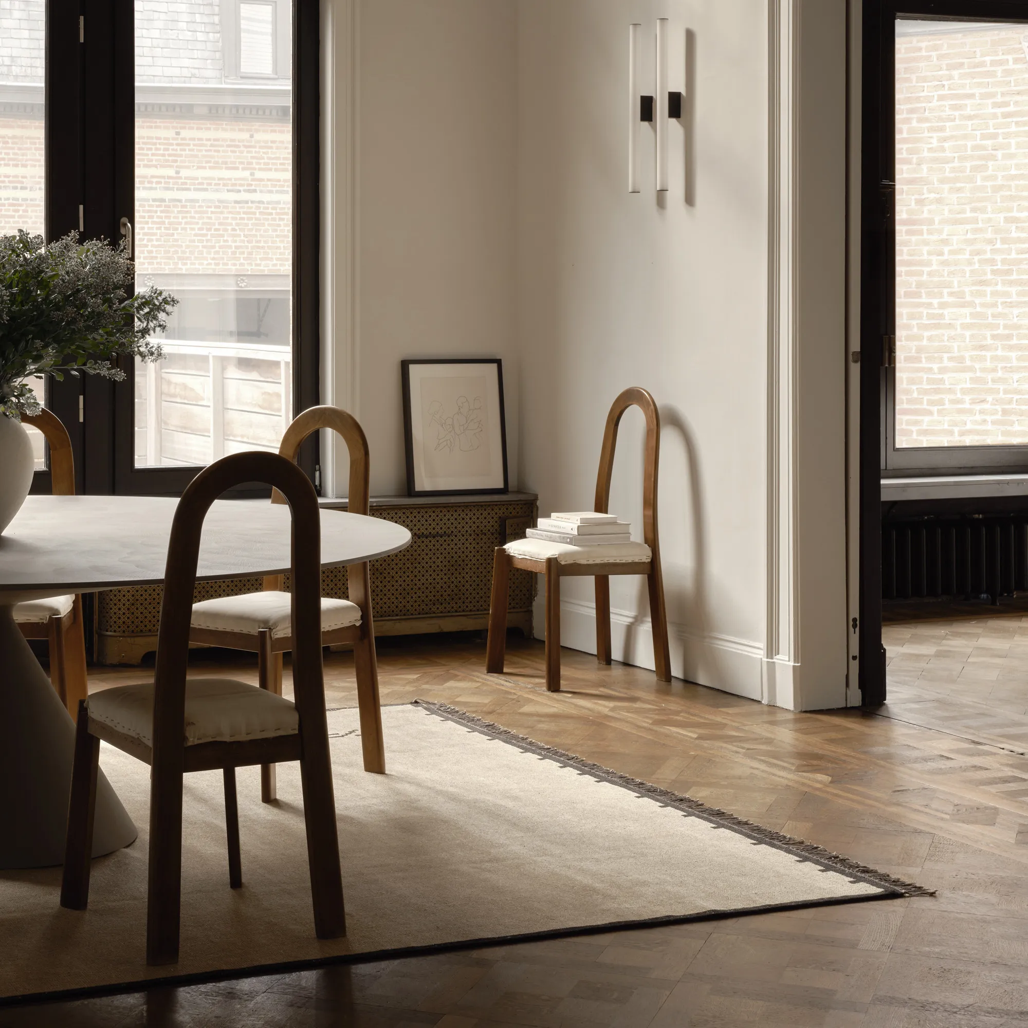Elder 01 Black Wool Rug - 4