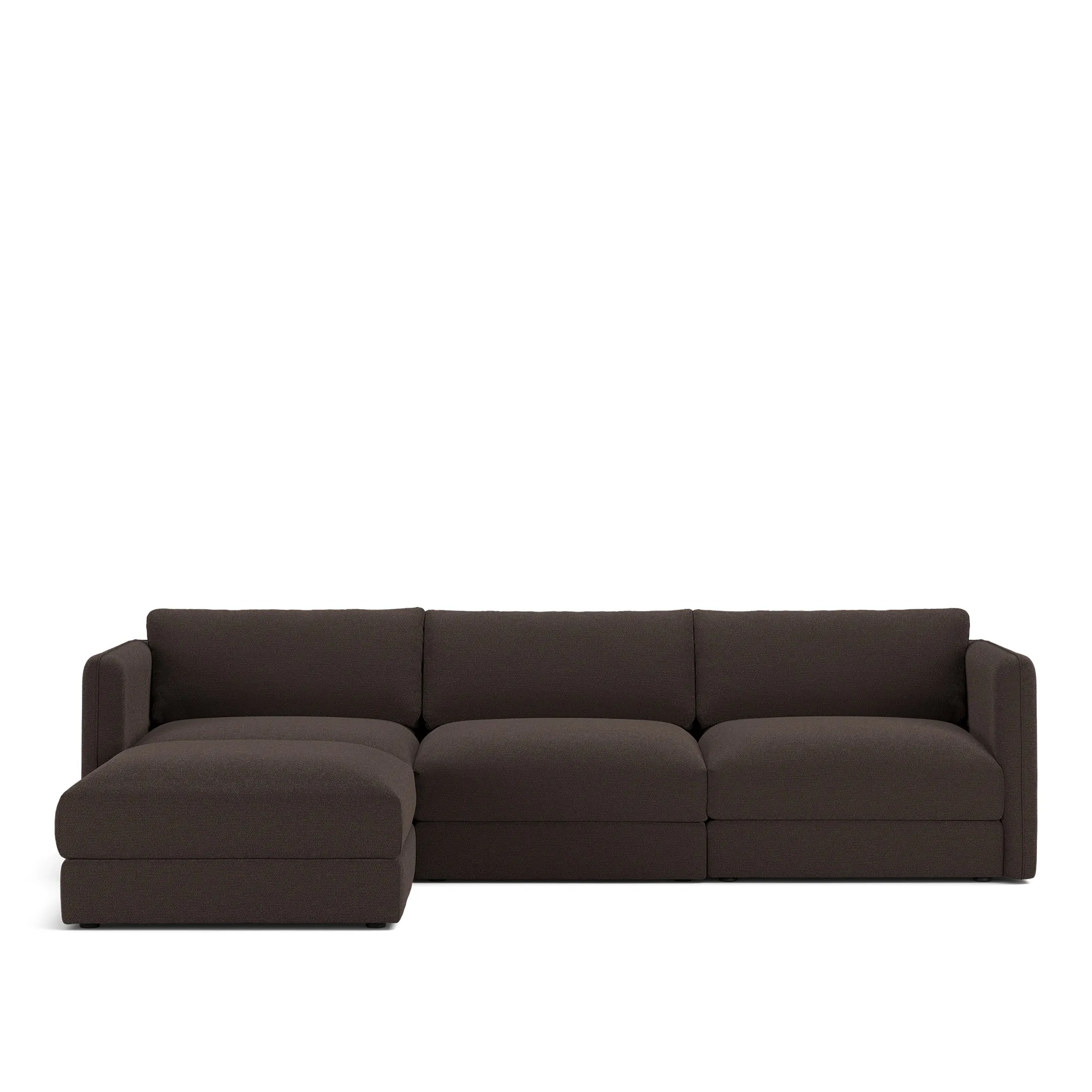 Pavarotti 03 3-personers sofa med fodskammel - 1