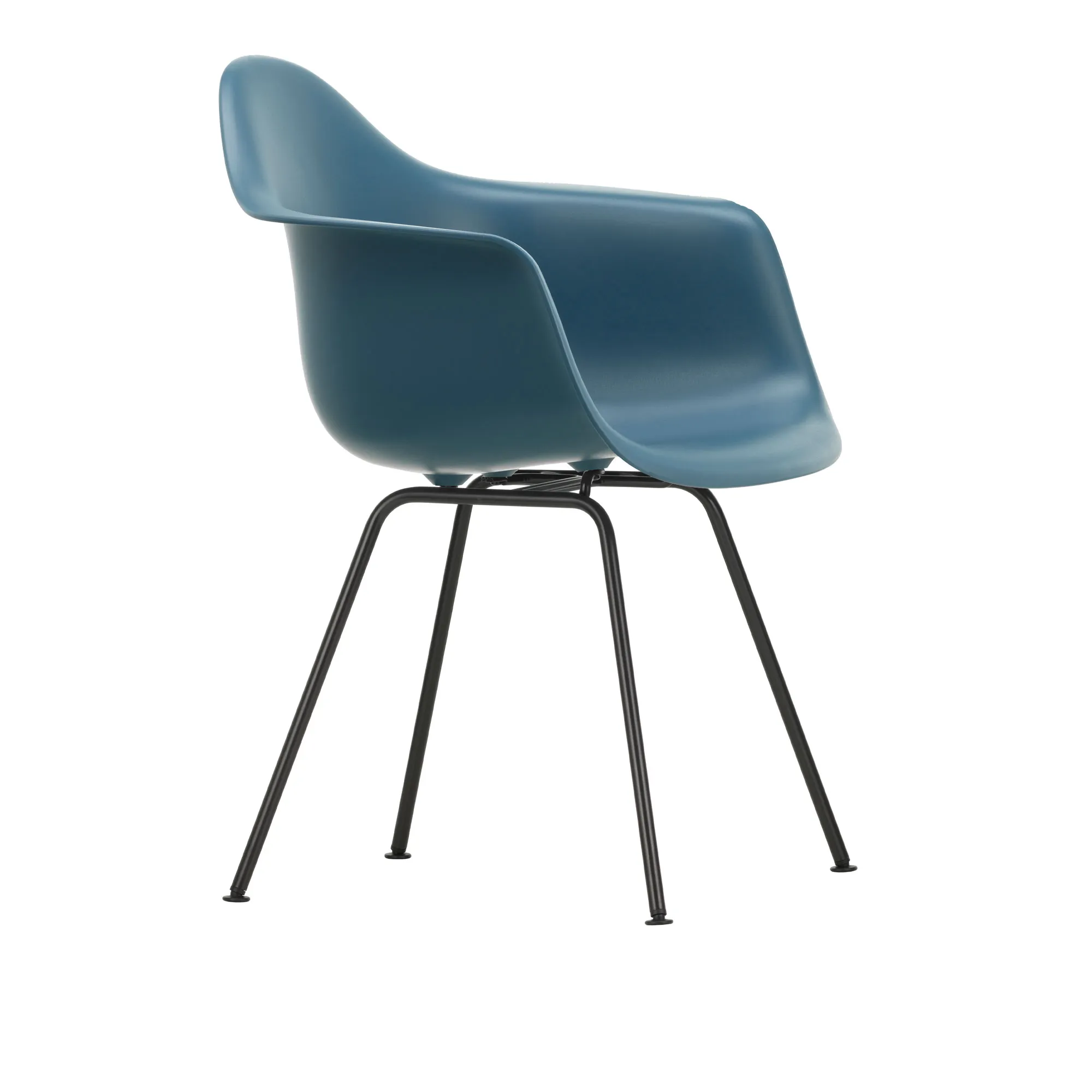 Eames RE Plastic Armchair DAX eetkamerstoel Basic Dark - 1