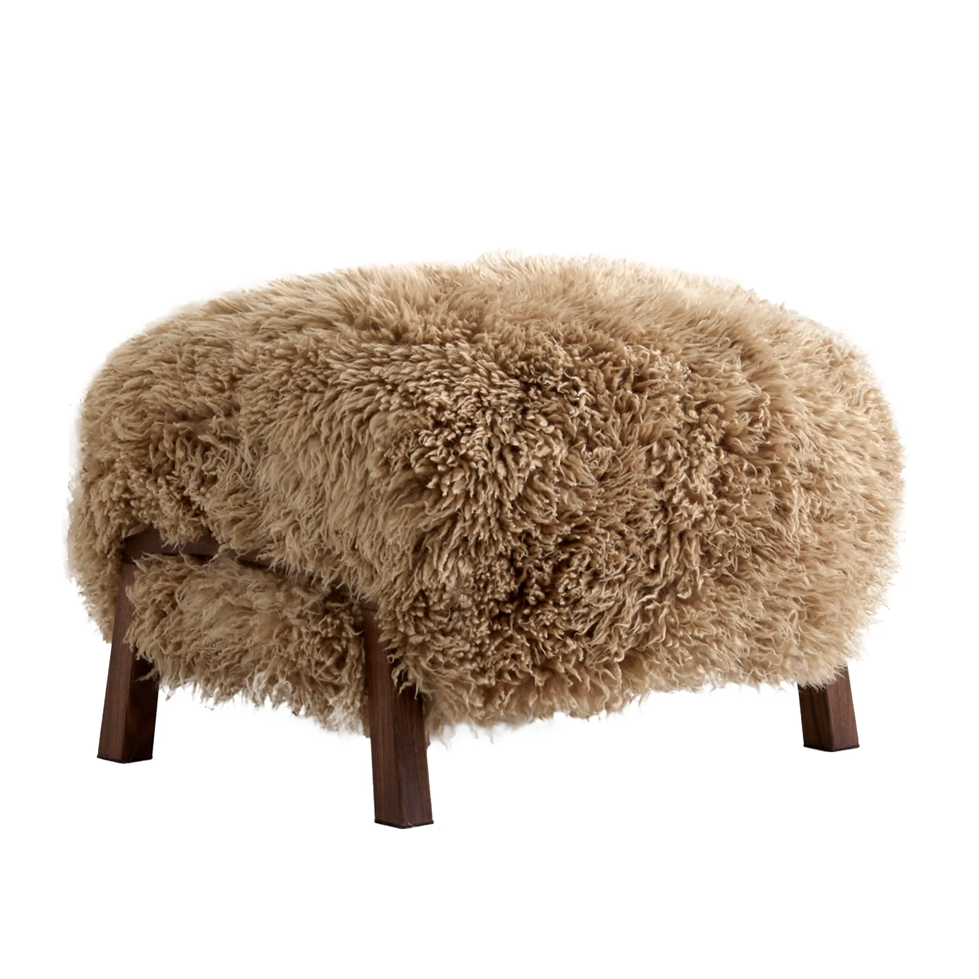 Wulff Pouf ATD3 Walnut - 1