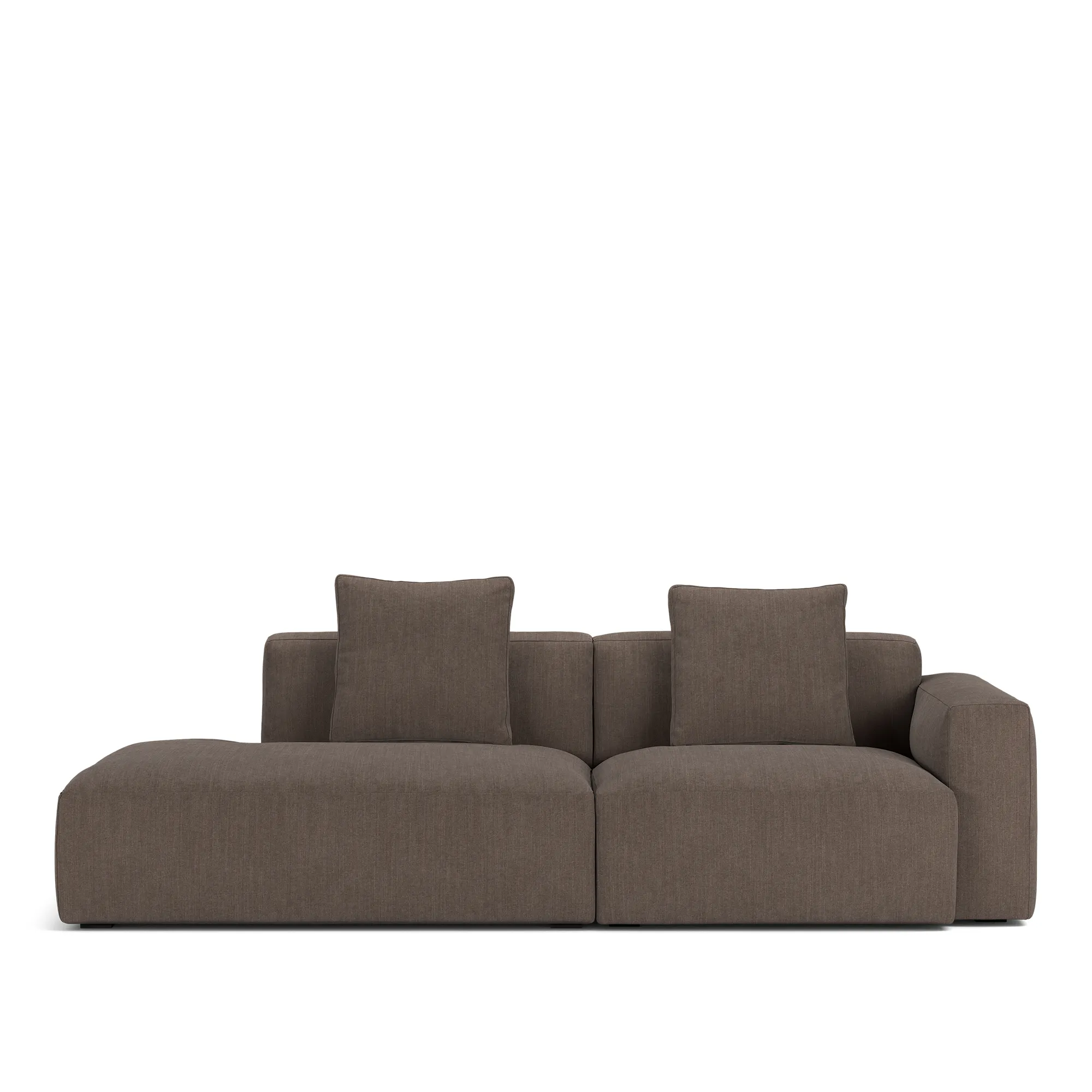 Brick 2-Seater Open End Left - 10