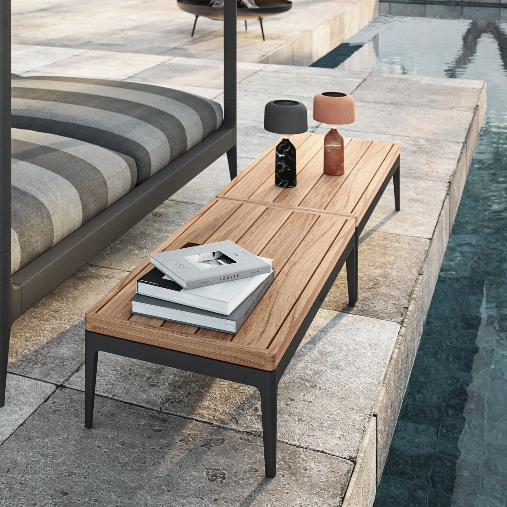 Lodge Coffee Table Teak - 2