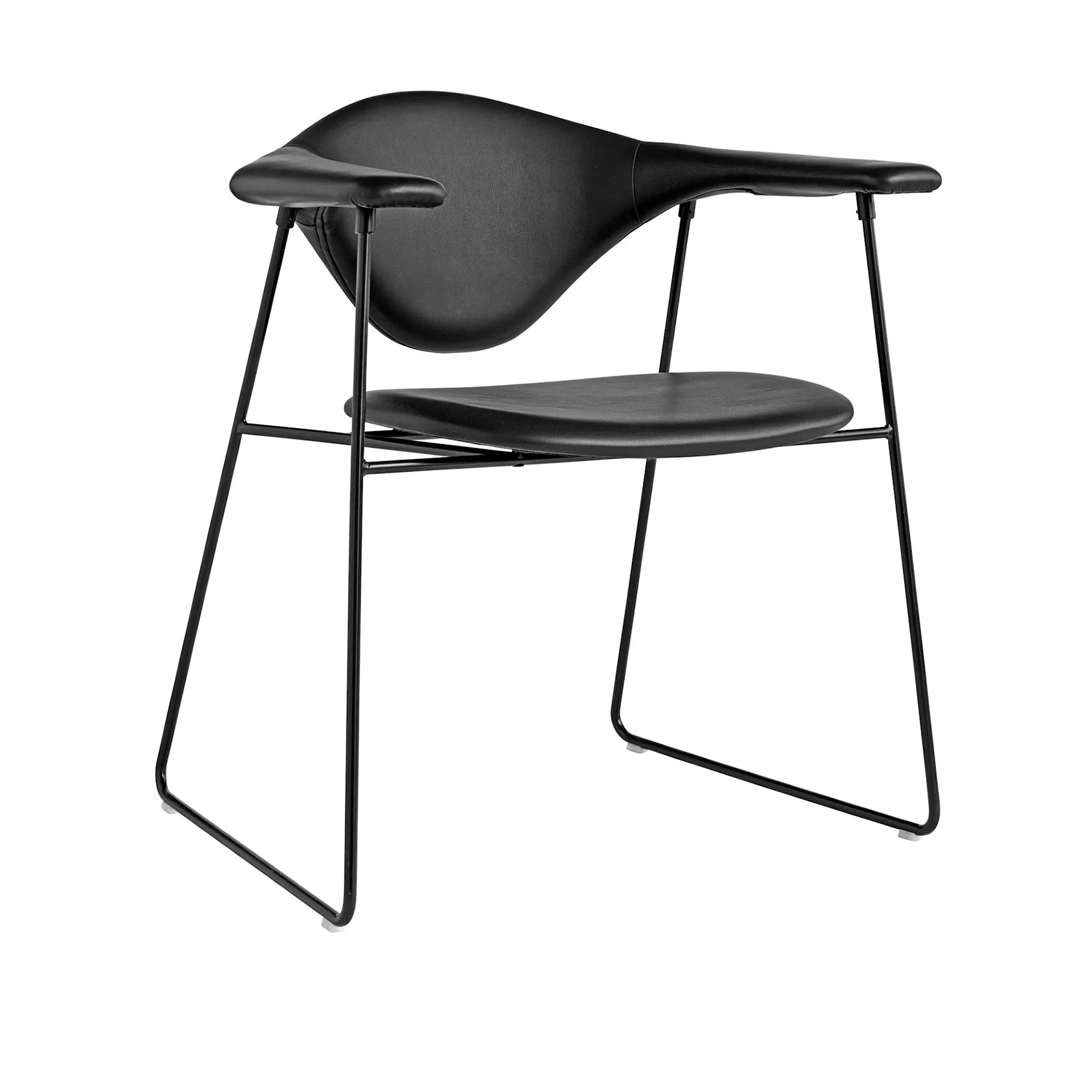 Masculo Dining Chair Sledge Base - Gubi - GamFratesi - NO GA