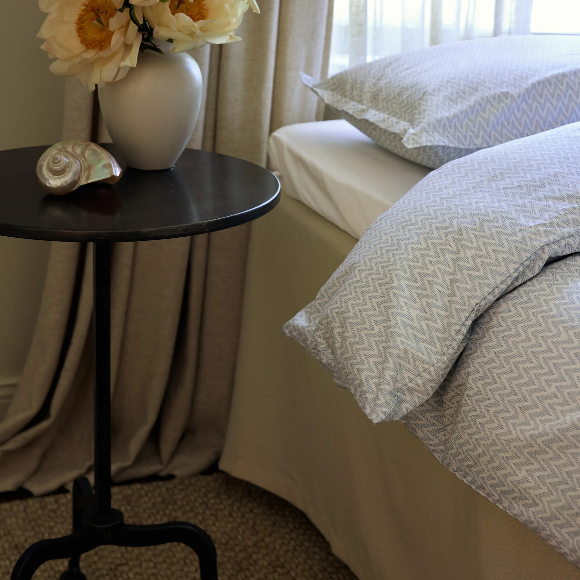 Brezza Light Blue Duvet Cover - 8