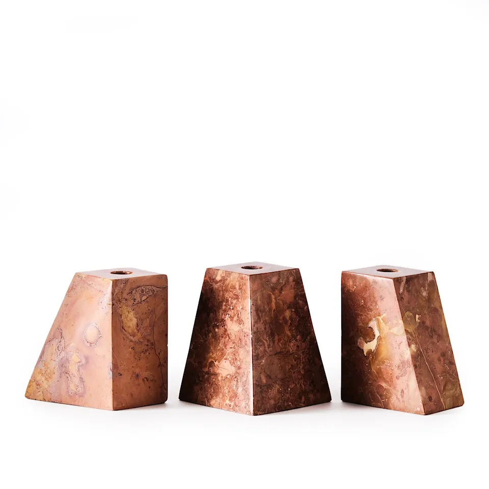 DD Pyramid Candle Holder Set Of Three