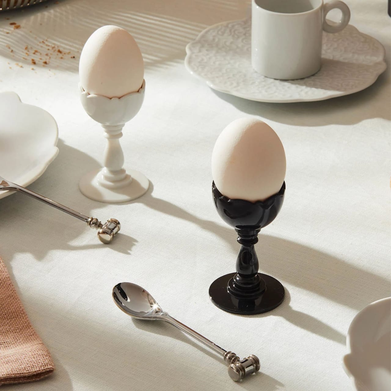 Dressed Egg cup with spoon