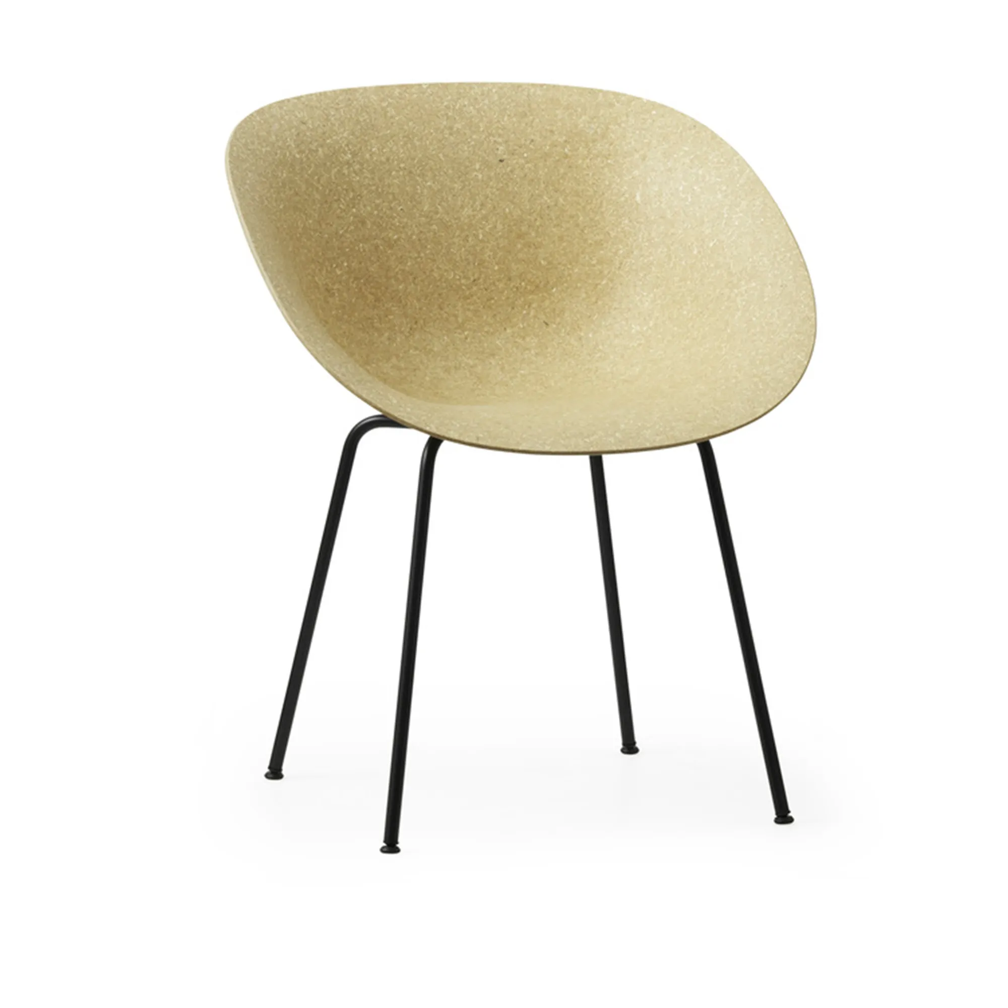 Mat Armchair Black Steel - 5