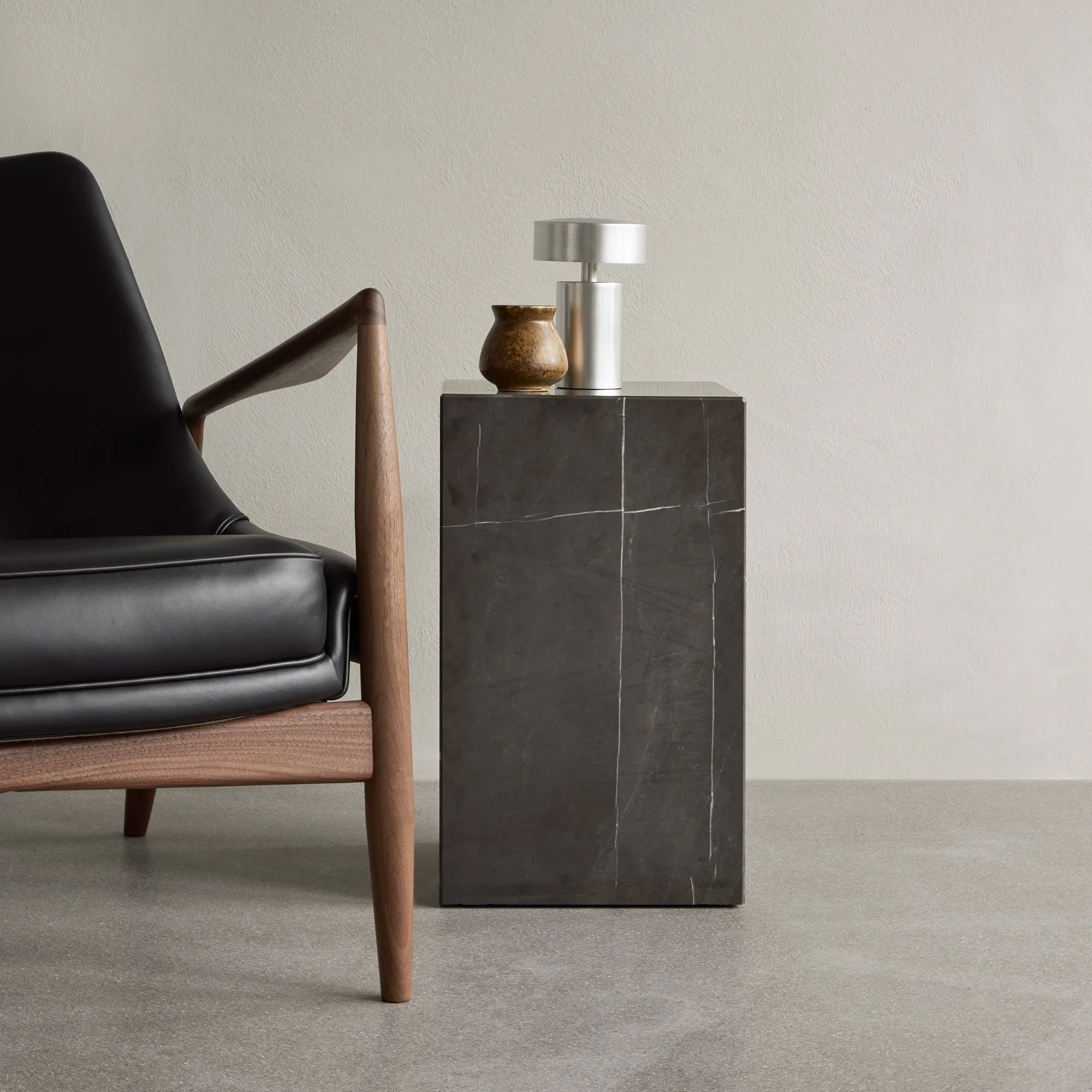 The Seal Lounge Chair High Walnut