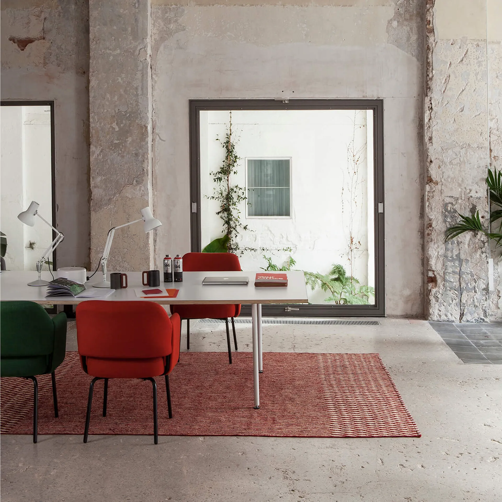 Blur Rug Red - Nanimarquina - Ronan & Erwan Bouroullec - NO GA