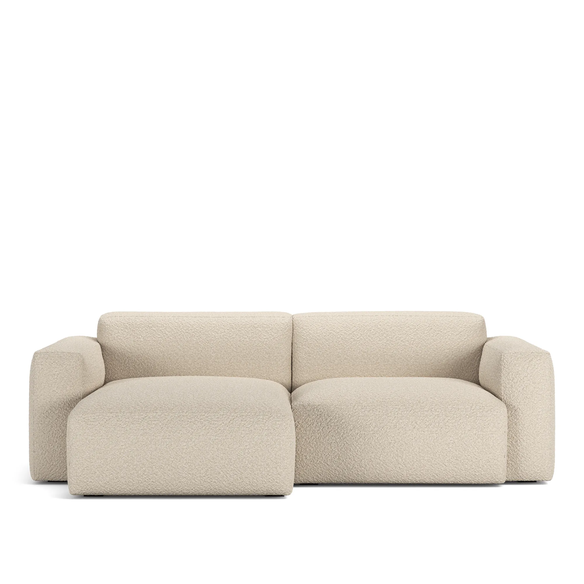 Brick 2-zitsbank met chaise longue links - 1