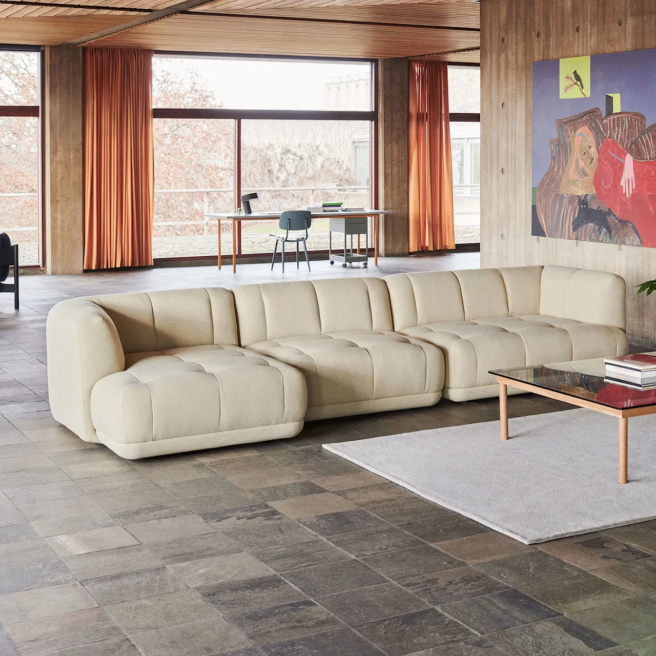 Quilton Combination 17 Divan Sofa Left