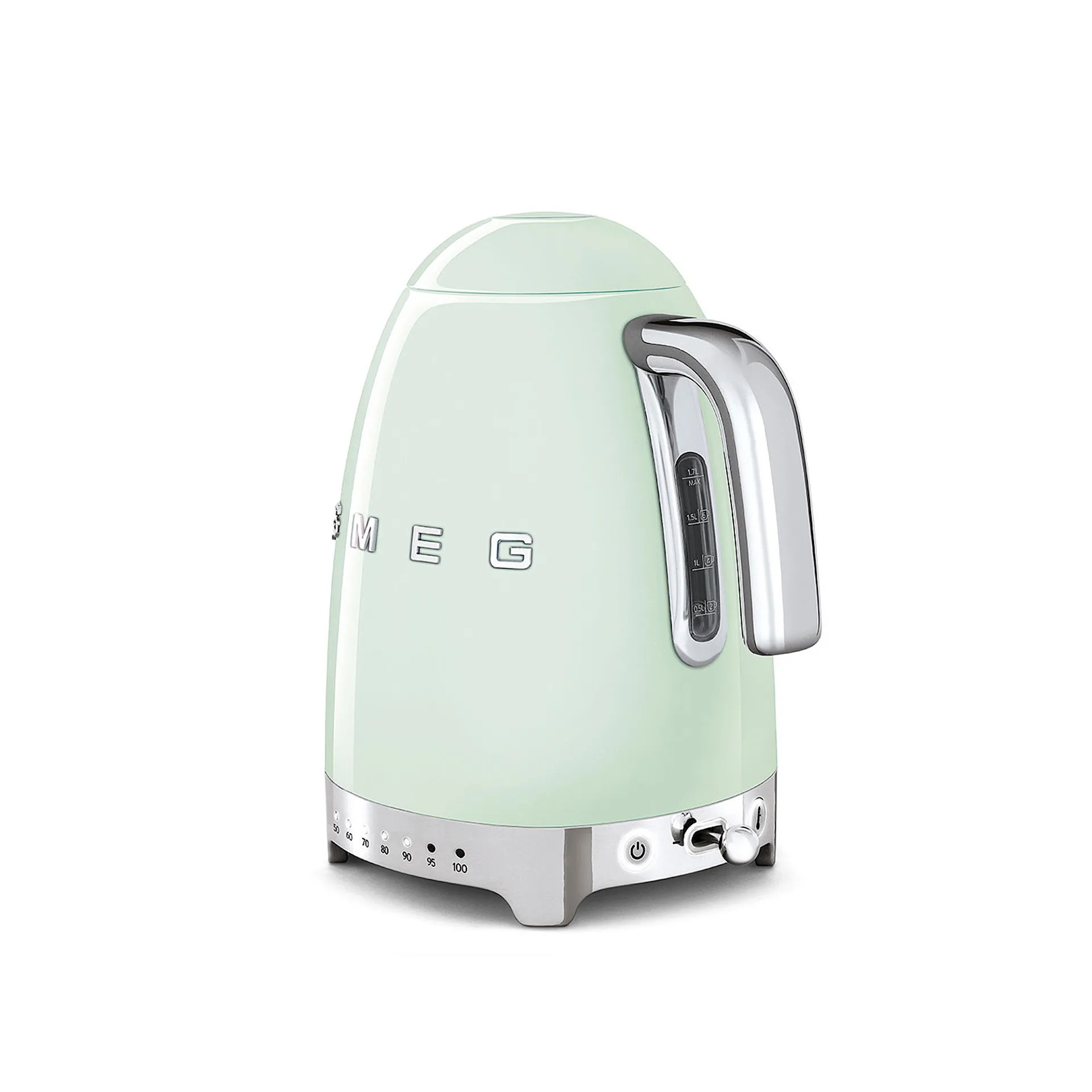 Smeg Variable Temperature Kettle Pastel Green - Smeg - NO GA