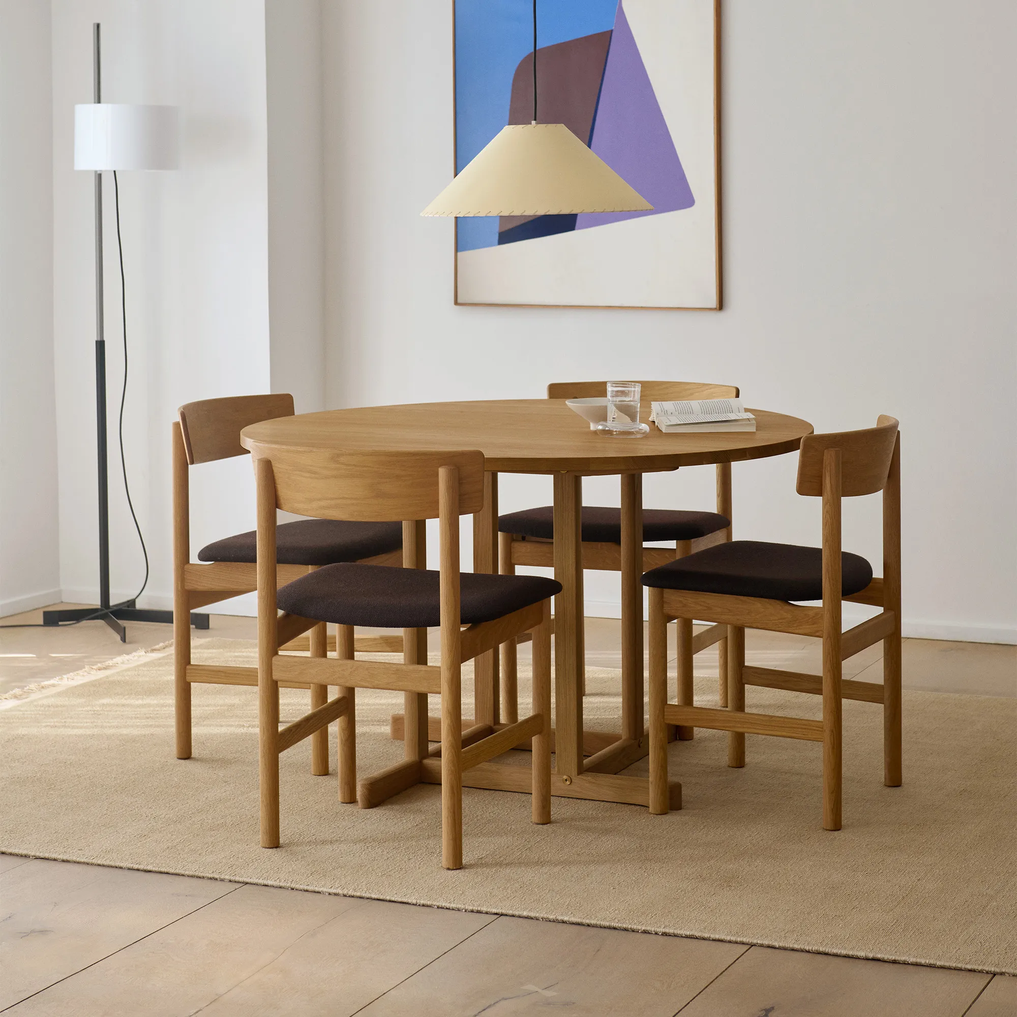 BM80 Mogensen Shaker Dining Table Ø120 cm - 2