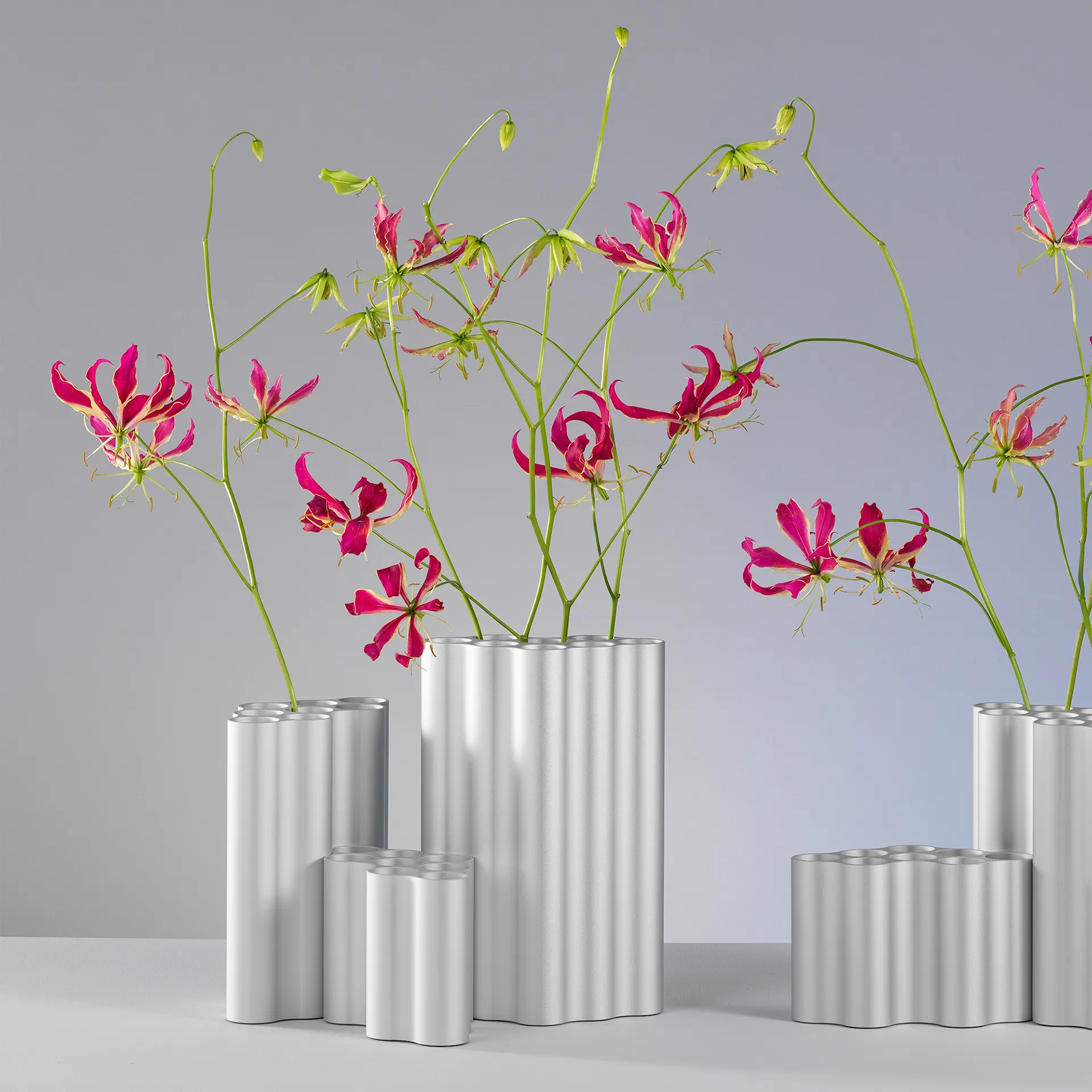 Nuage Light Silver Vase - Vitra - Ronan & Erwan Bouroullec - NO GA