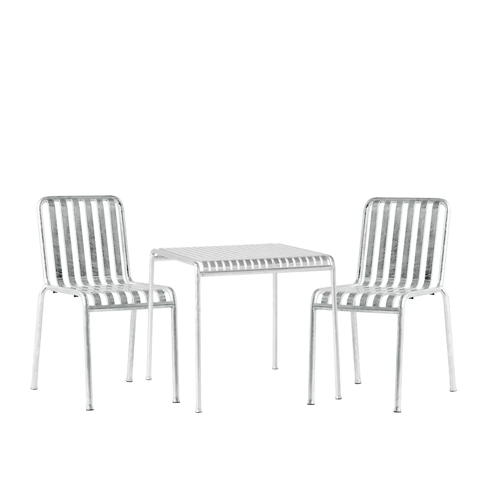 Palissade dining set with table & 2 chairs
