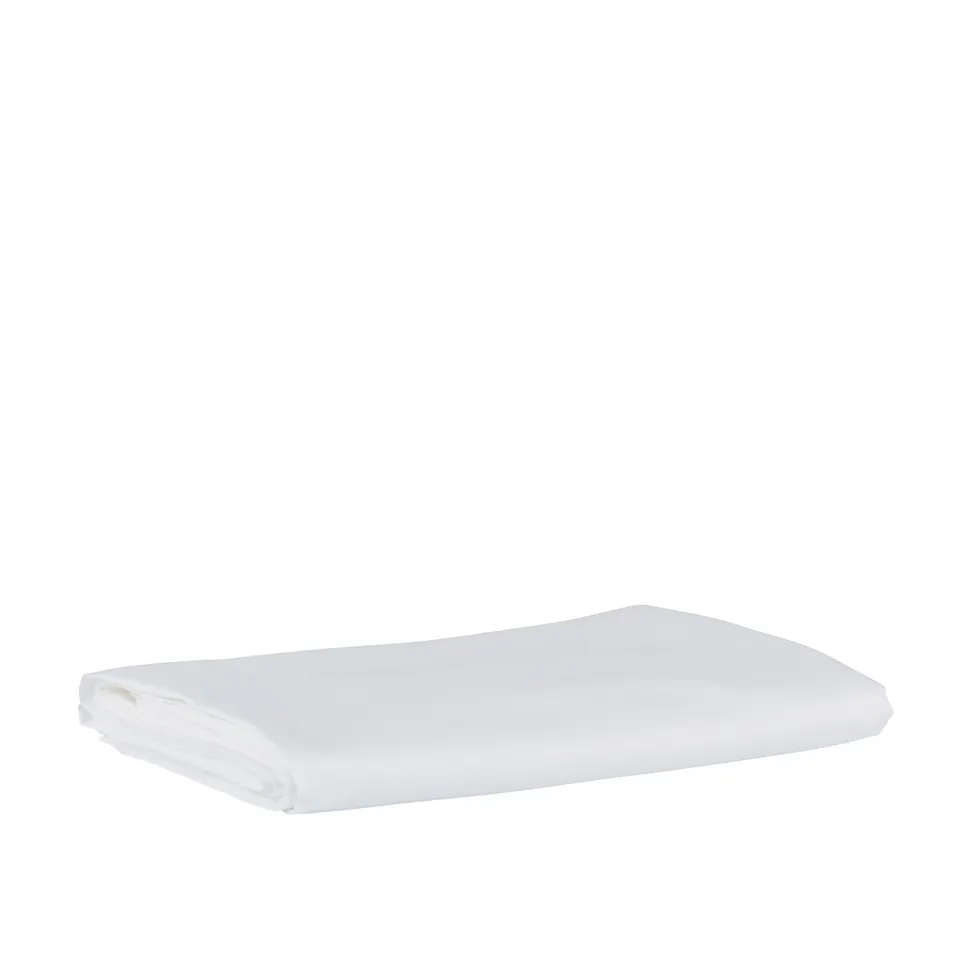 Satina Flat Sheet Organic White