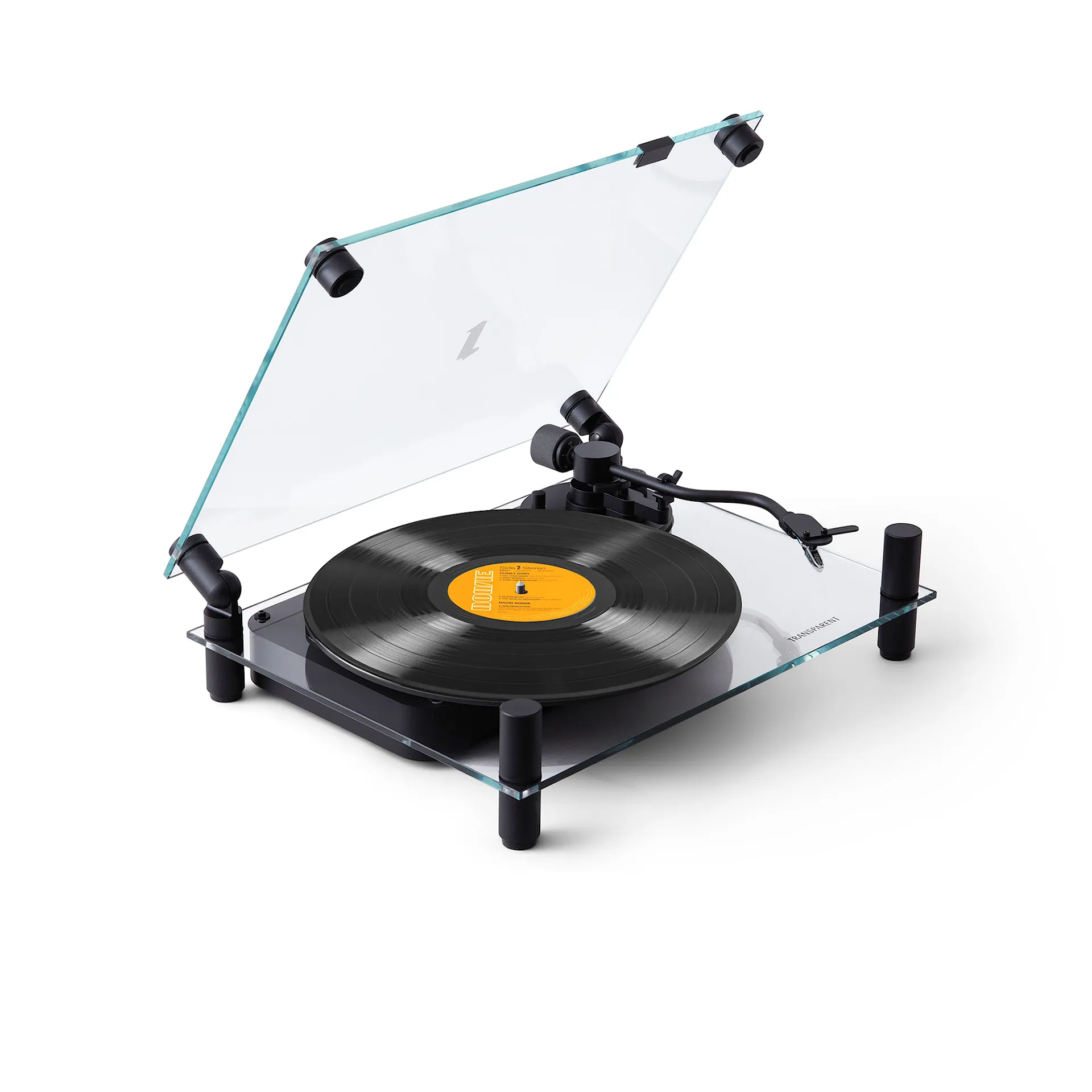 Transparent Turntable - Black - Transparent Sound - NO GA