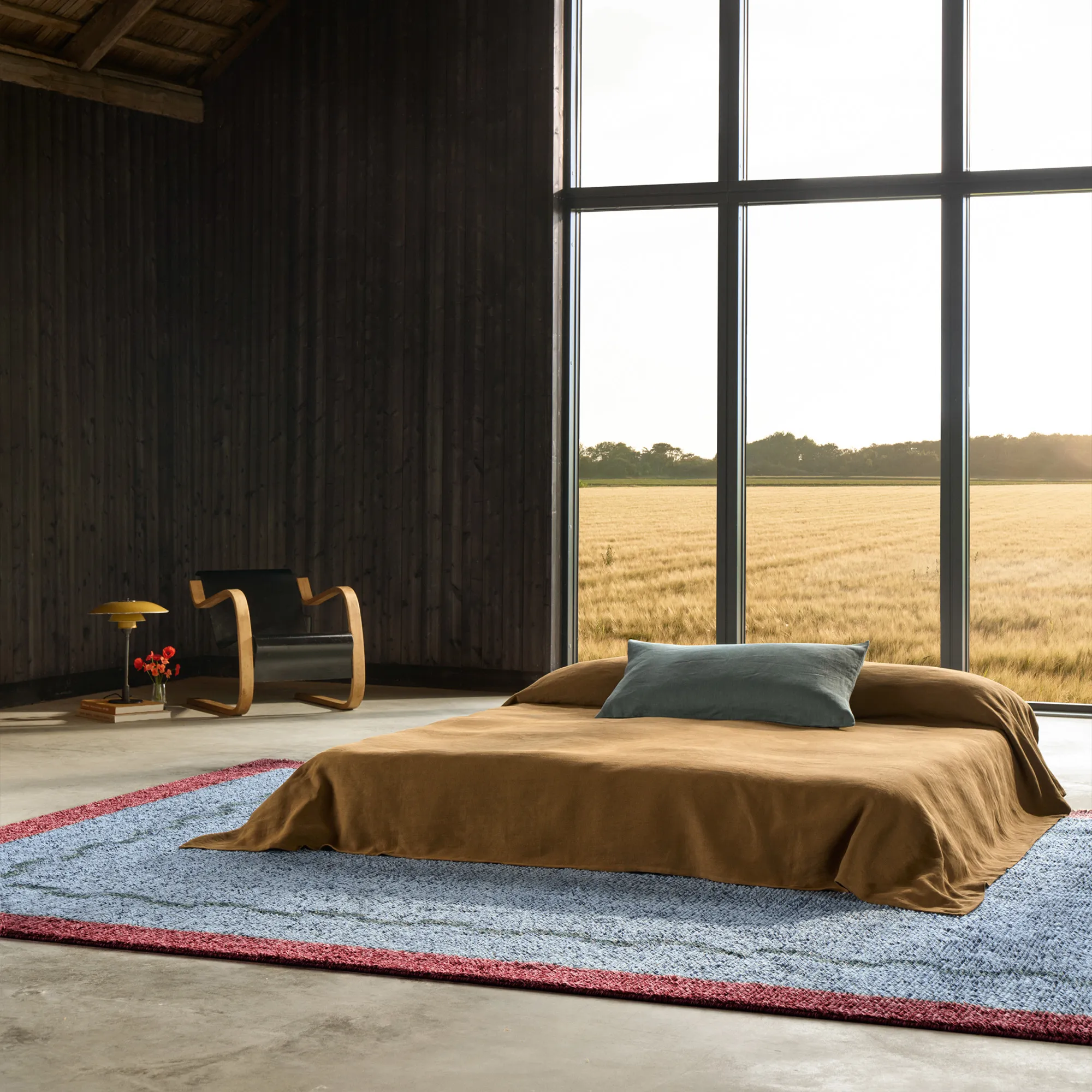Ryya 01 Blue Rya Rug - 6
