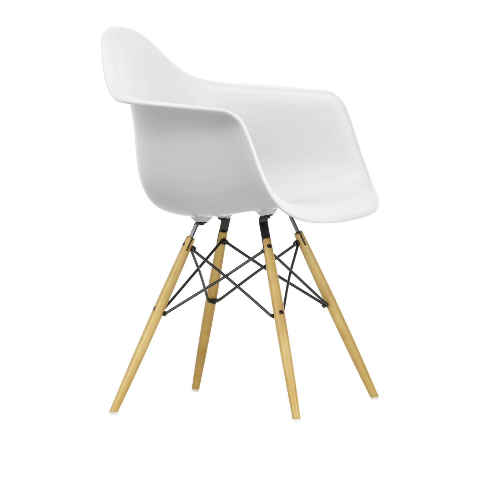 Eames RE Plastic Armchair DAW eetkamerstoel Golden Maple - 1