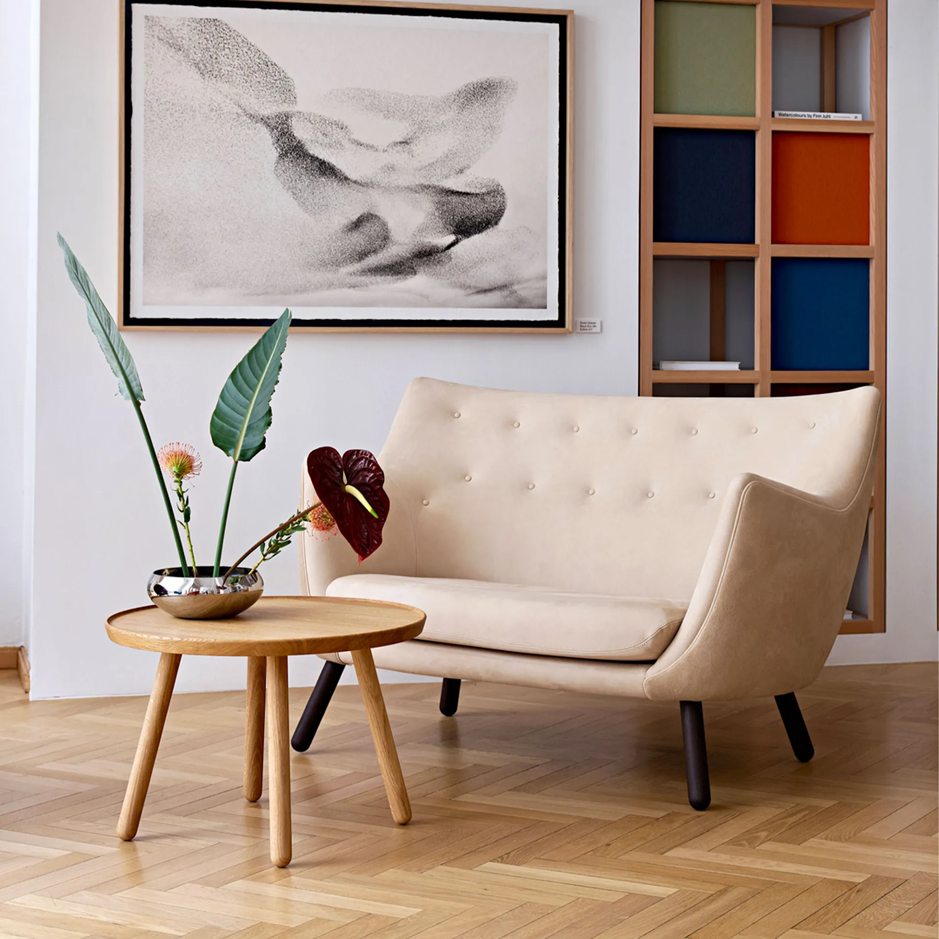 Poet Sofa, Light oiled oak, Cat. 1 Remix 123 - House of Finn Juhl - Finn Juhl - NO GA