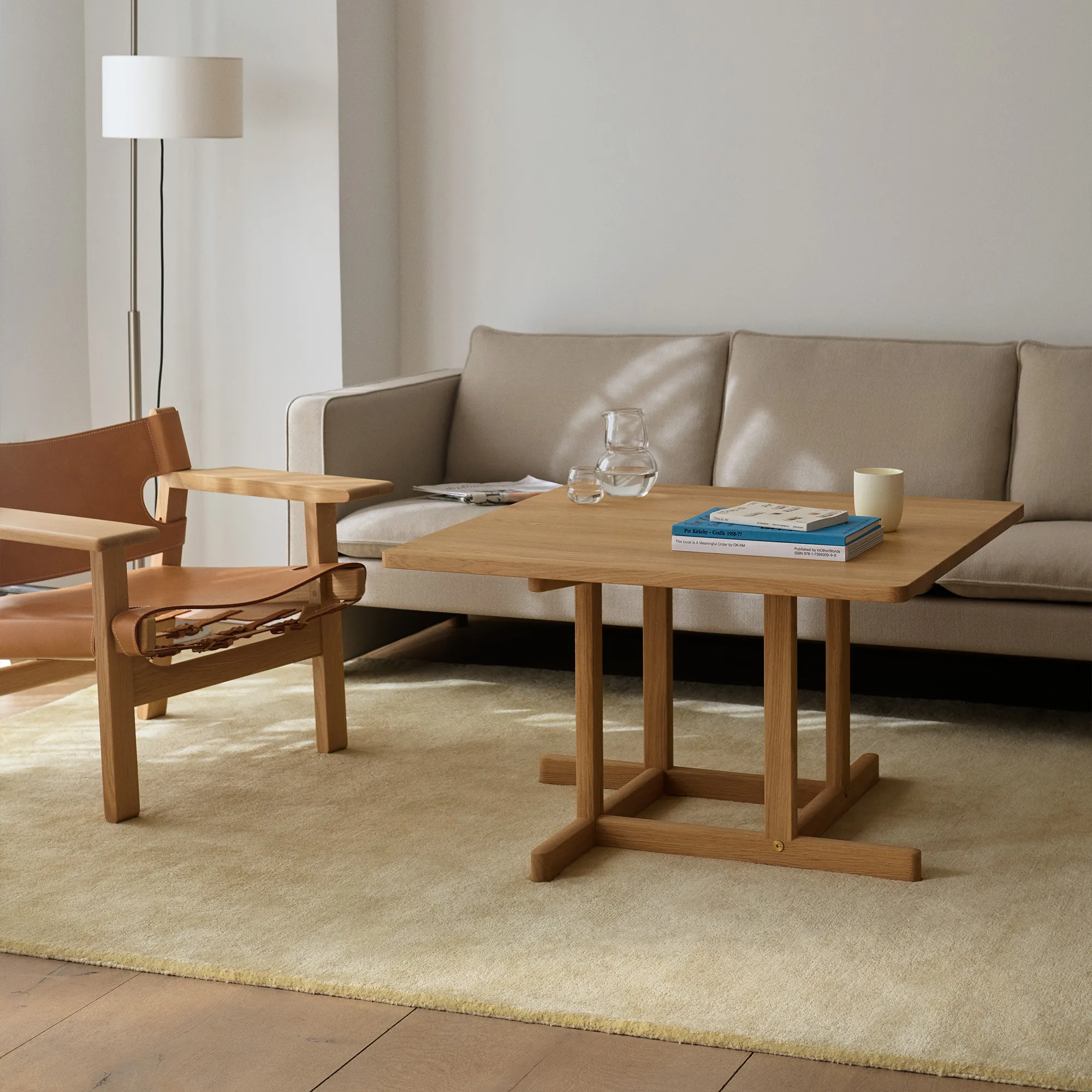 BM80 Mogensen Coffee Table 90 x 90 cm - 2