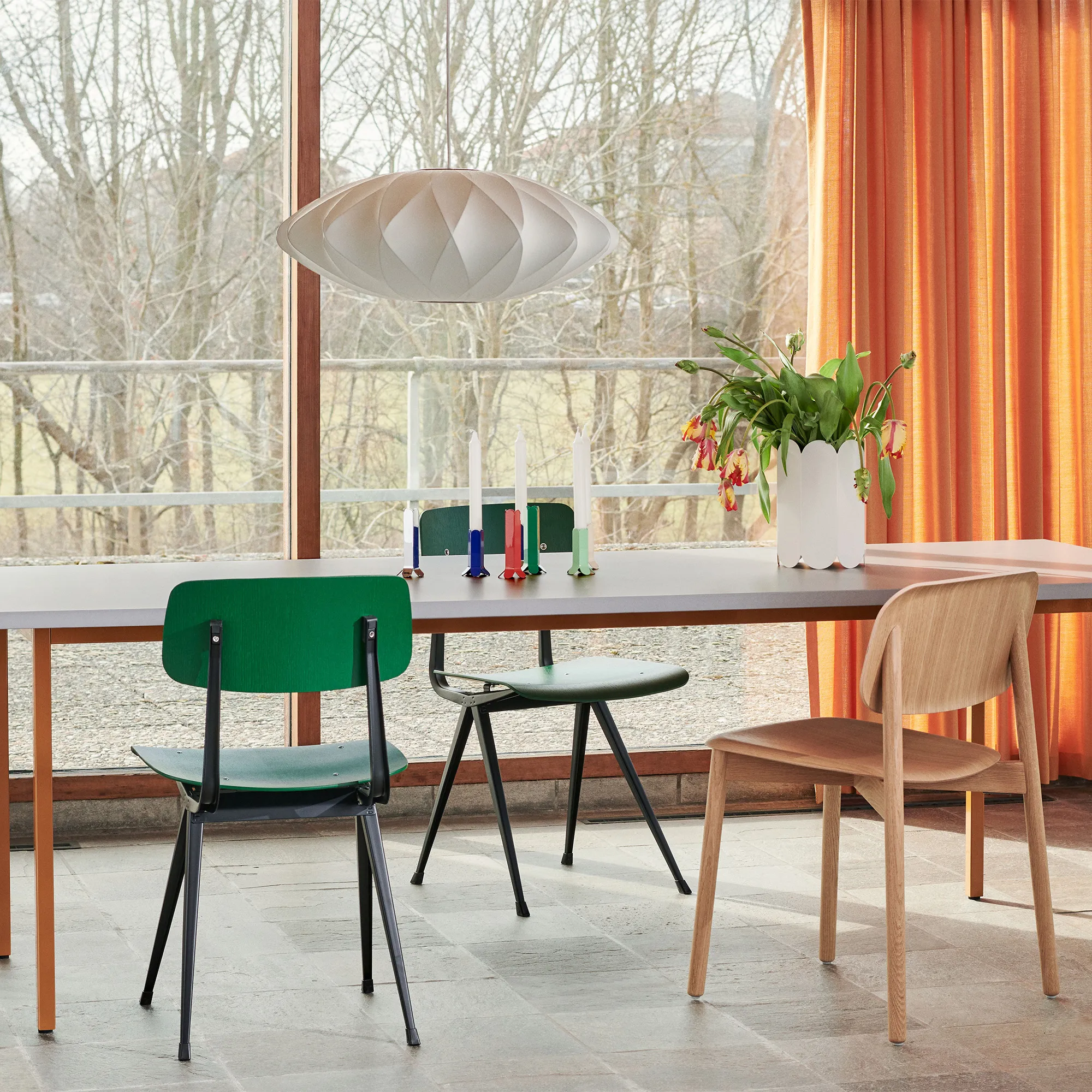 Nelson Saucer CrissCross Bubble Pendant Lamp - 6