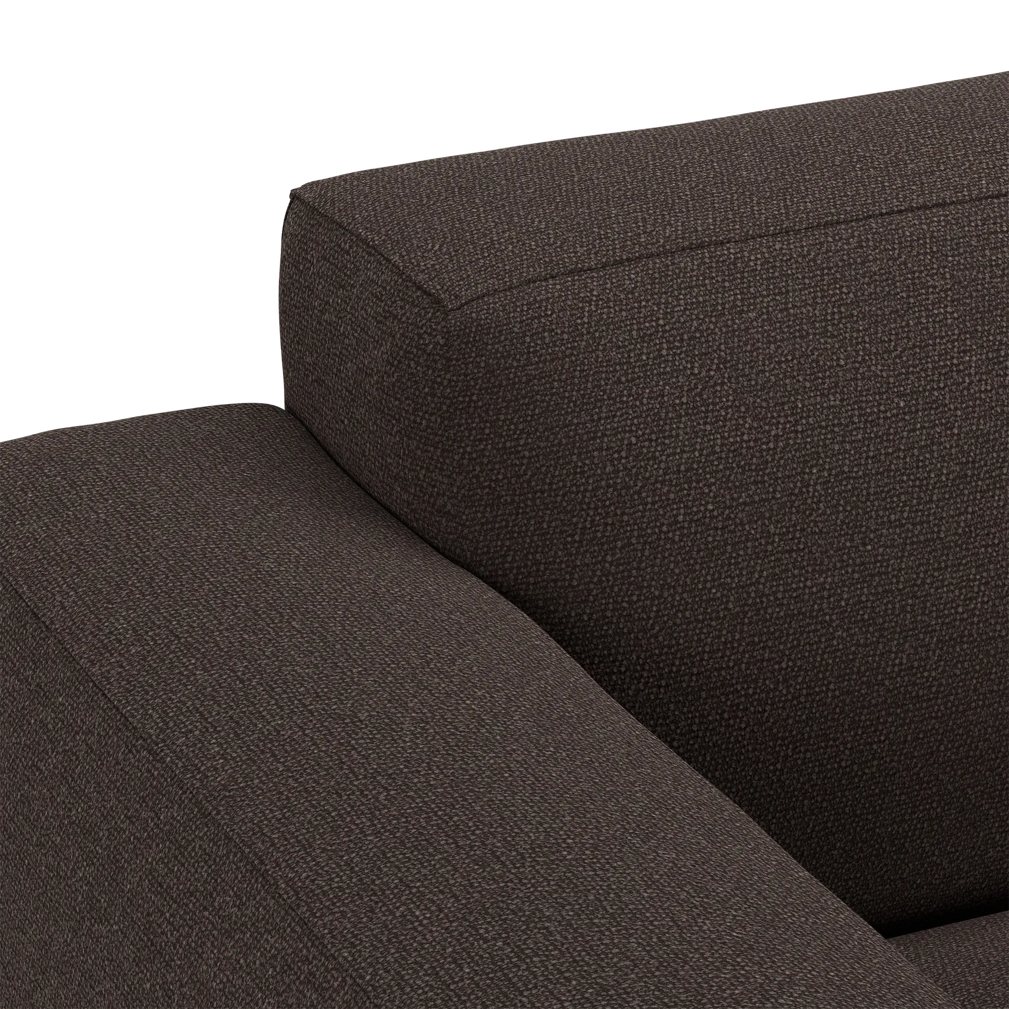 Brick 2-Seater Chaise Lounge Open End Right - 3