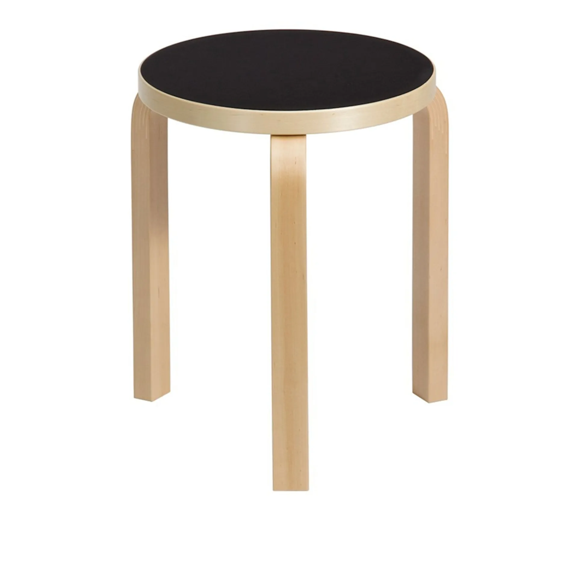 Stool 60 Clear lacquered - Artek - Alvar Aalto - NO GA