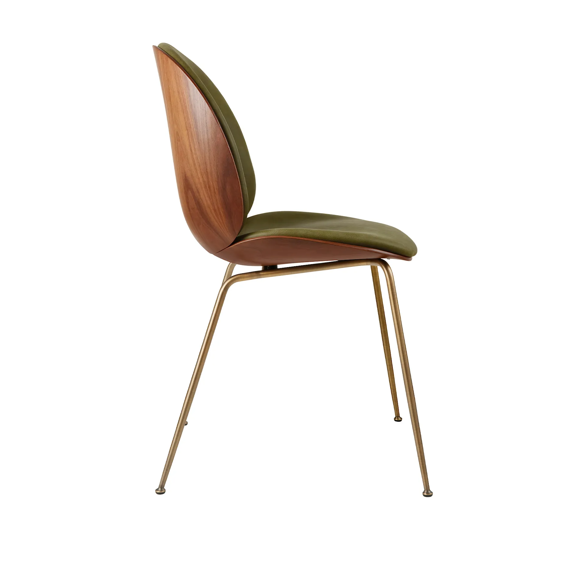 Beetle Dining Chair 3D Veneer Front Upholstered - Gubi - GamFratesi - NO GA