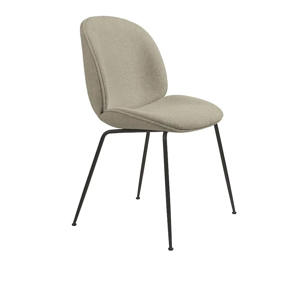 Beetle Dining Chair Upholstered Black