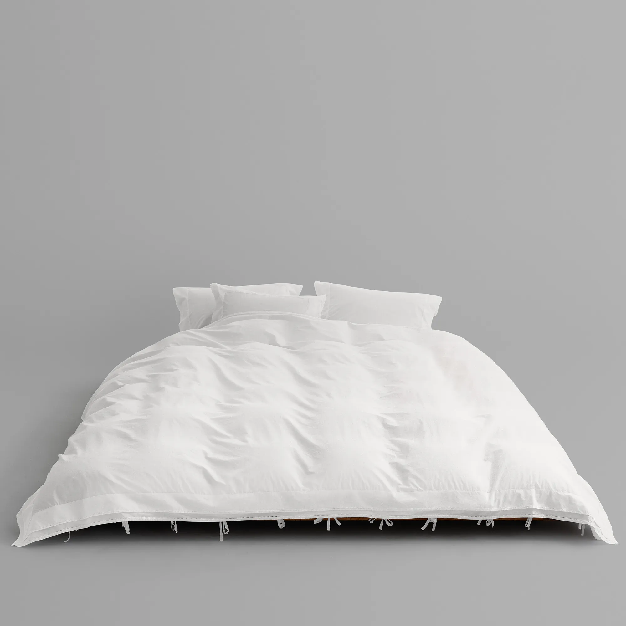 Broderie Anglaise Perle Broken White Duvet Cover - 10