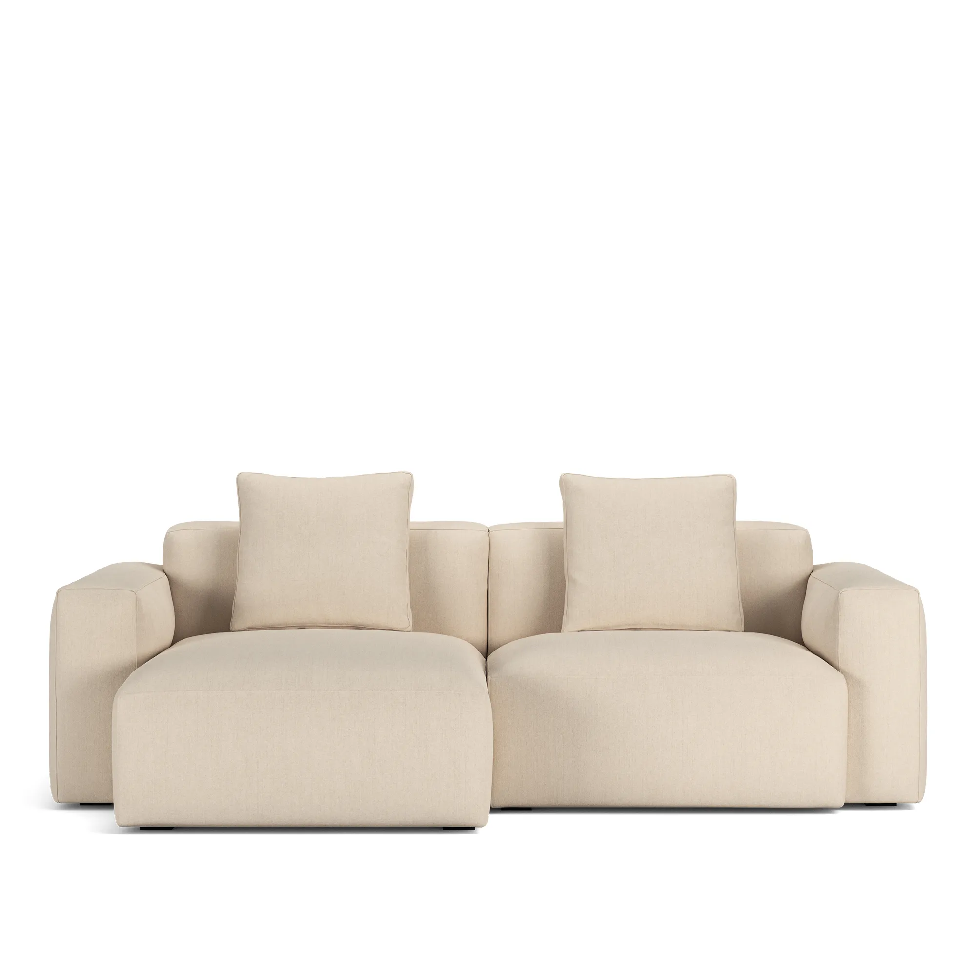 Brick 2-Seater Chaise Lounge Left - 10