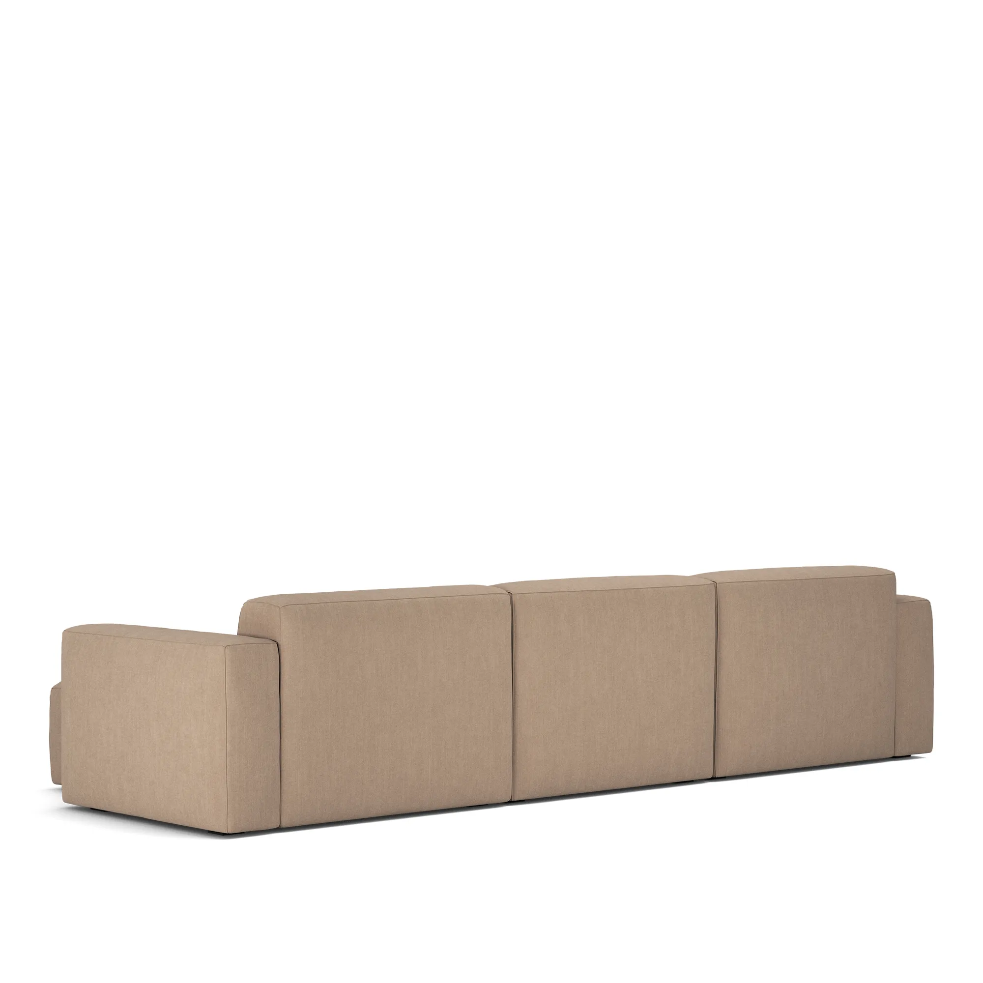 Brick 3-Seater Chaise Lounge Right - 7