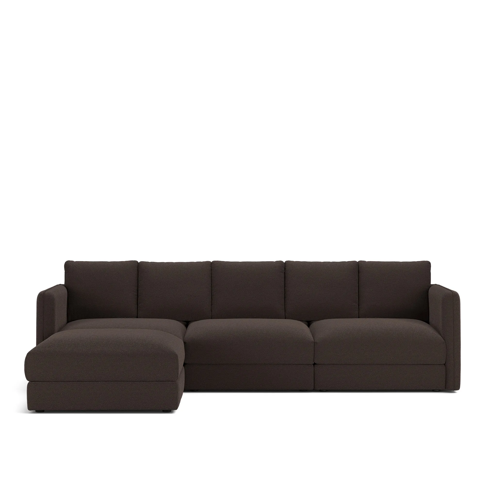 Pavarotti 02 3-personers sofa med fodskammel - 1