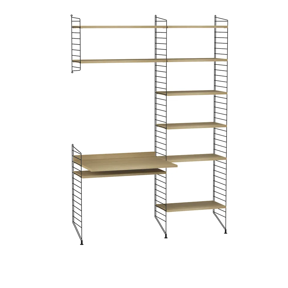 Kontor reolsystem G eg/sort