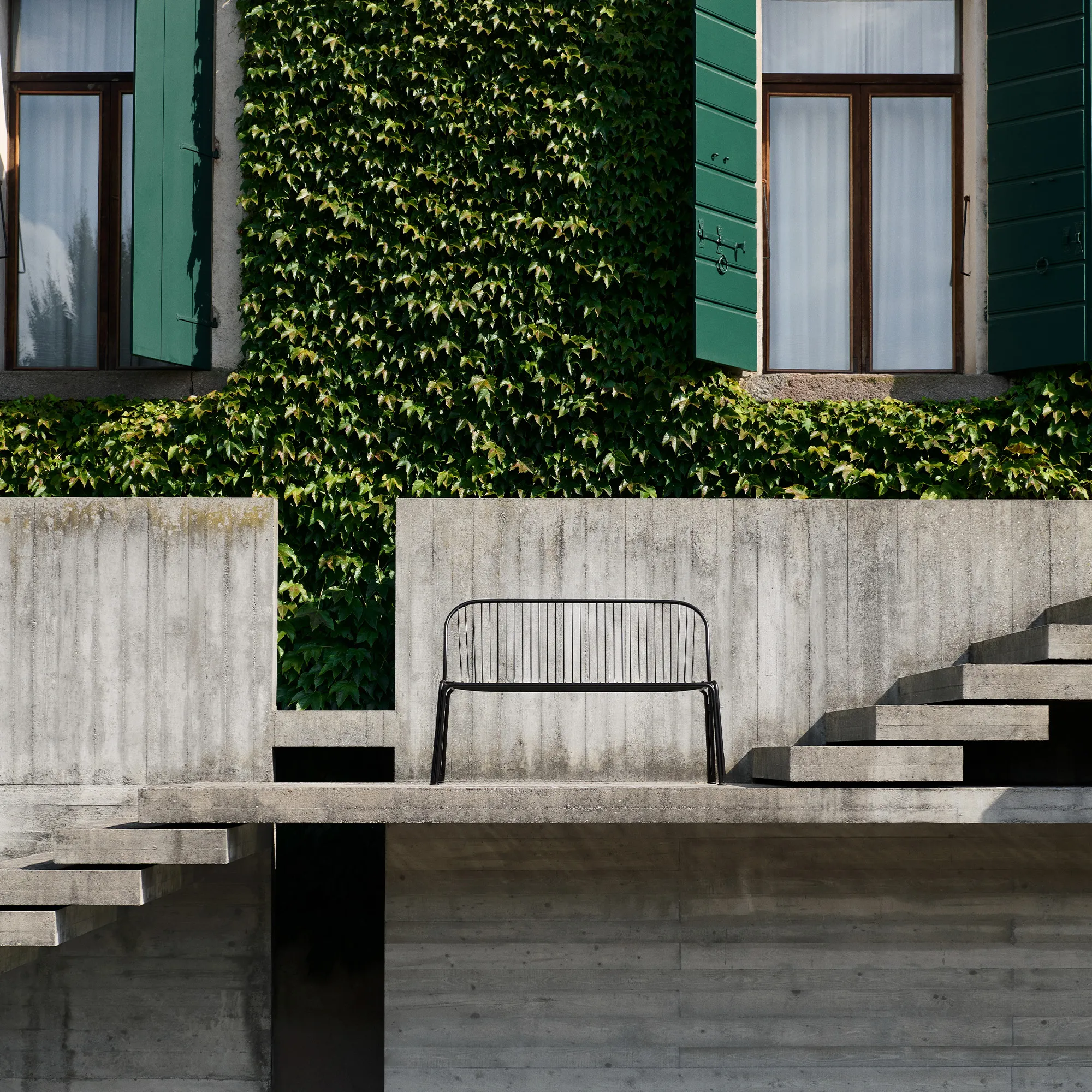 Thorvald SC111 Outdoor Dining Bench - 4