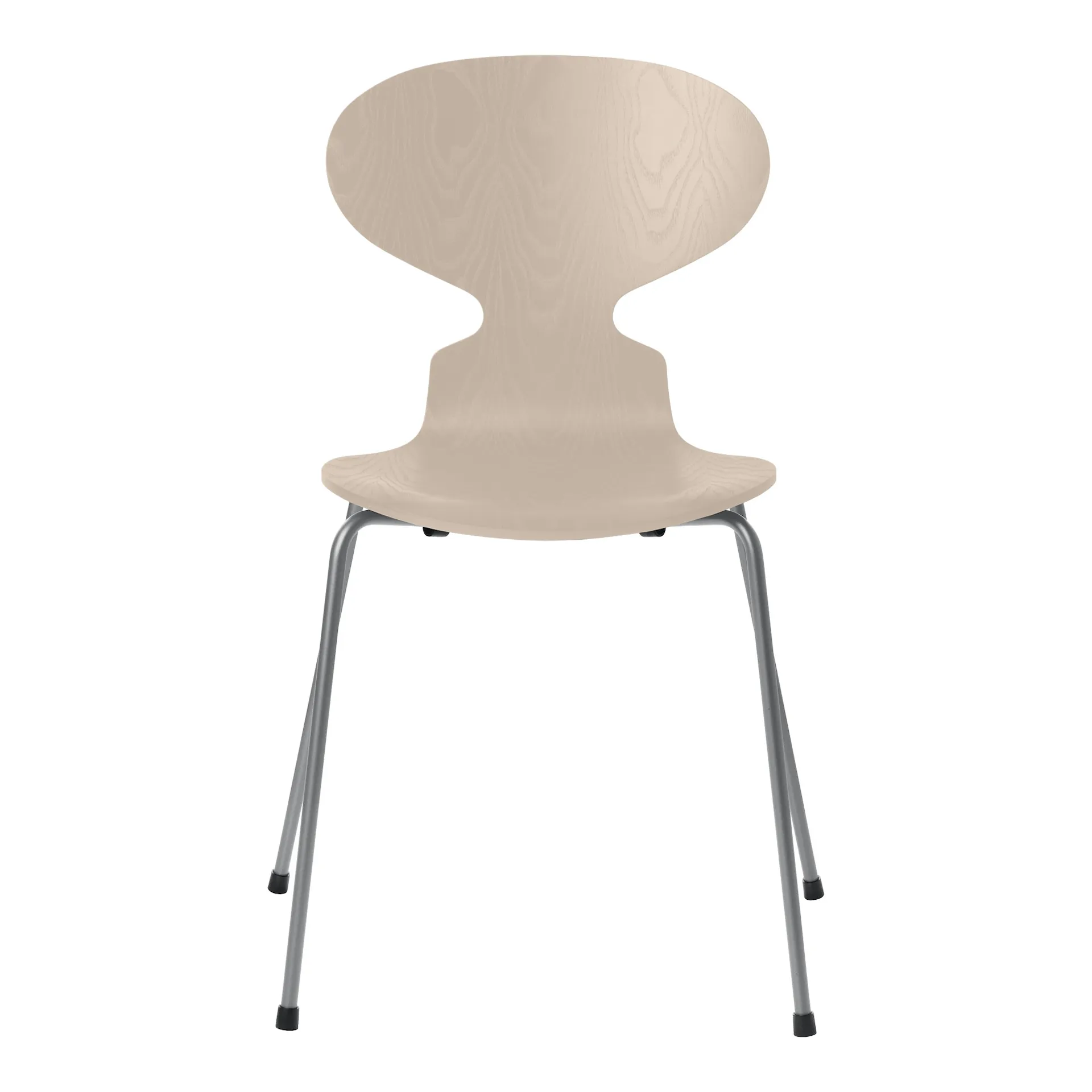 Ant 3101 colored ash veneer steel frame silver gray - Fritz Hansen - Arne Jacobsen - NO GA