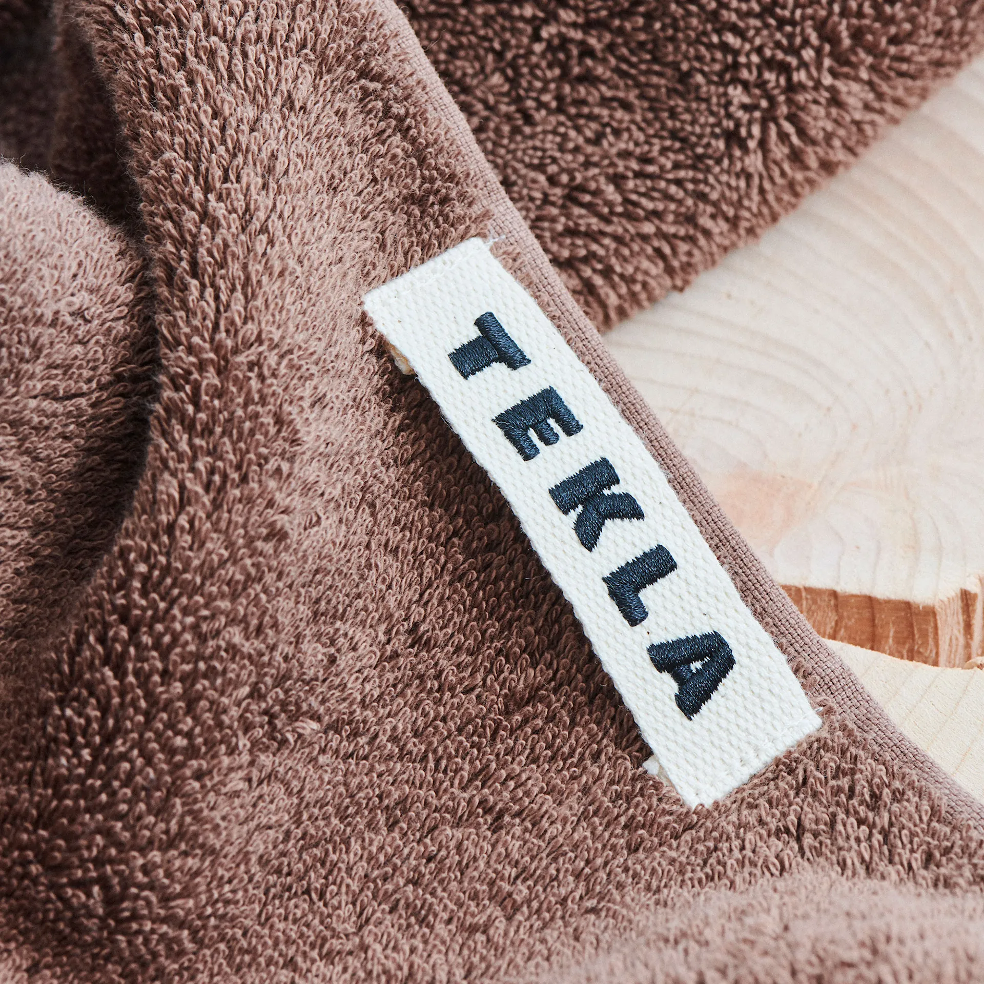 Terry Towel Kodiak Brown - TEKLA - NO GA