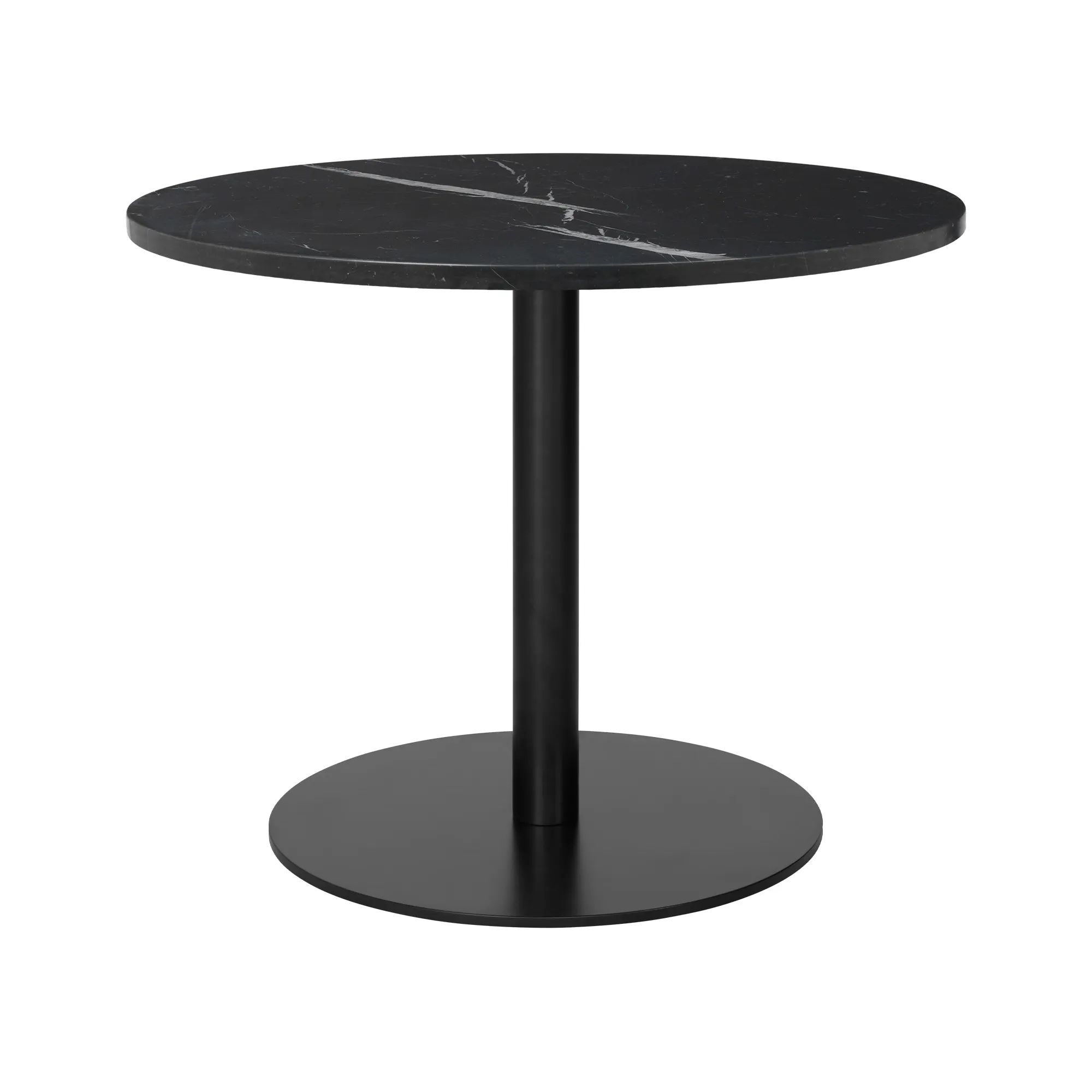 GUBI 1.0 Lounge Table Ø80 cm Black - 1