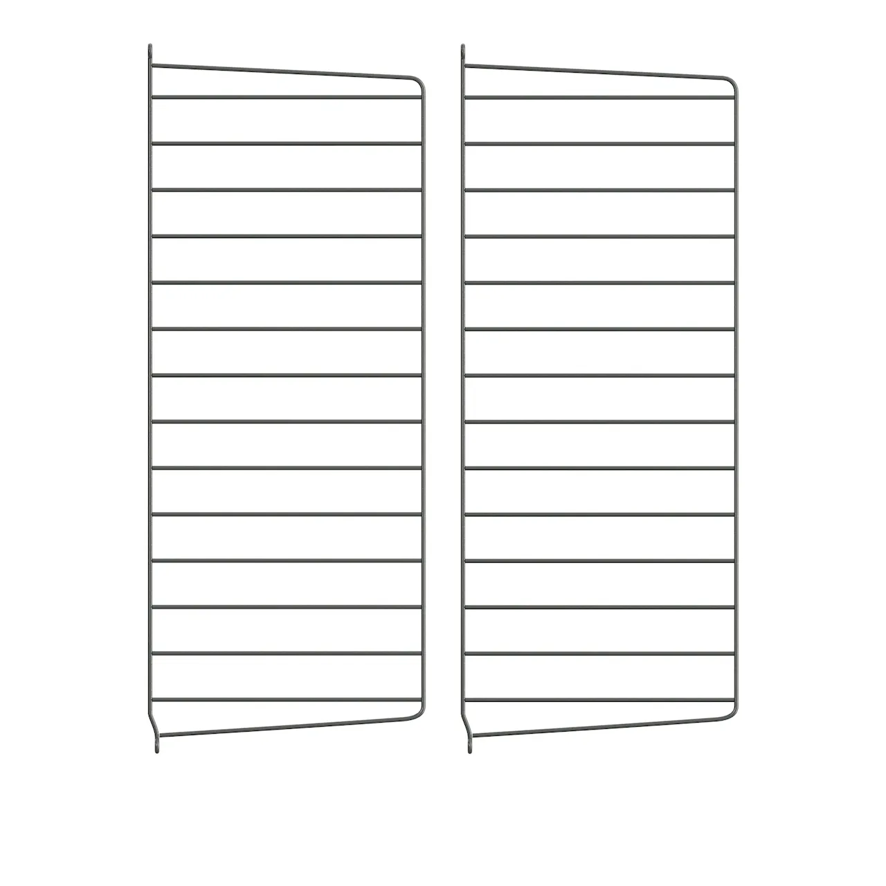 Væggavl 75x30cm 2-pack grå