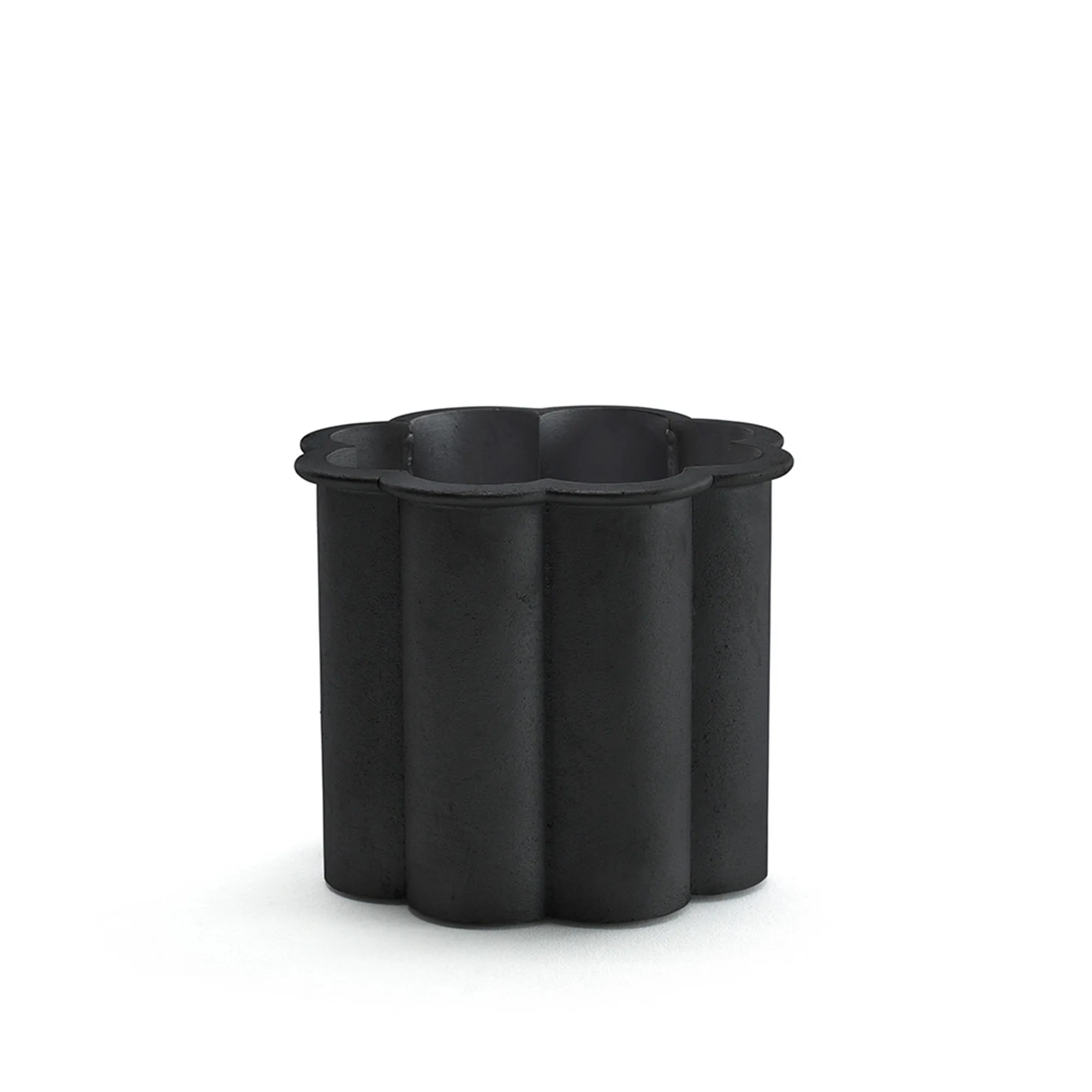 Grayscale Black Plant Pot - 1