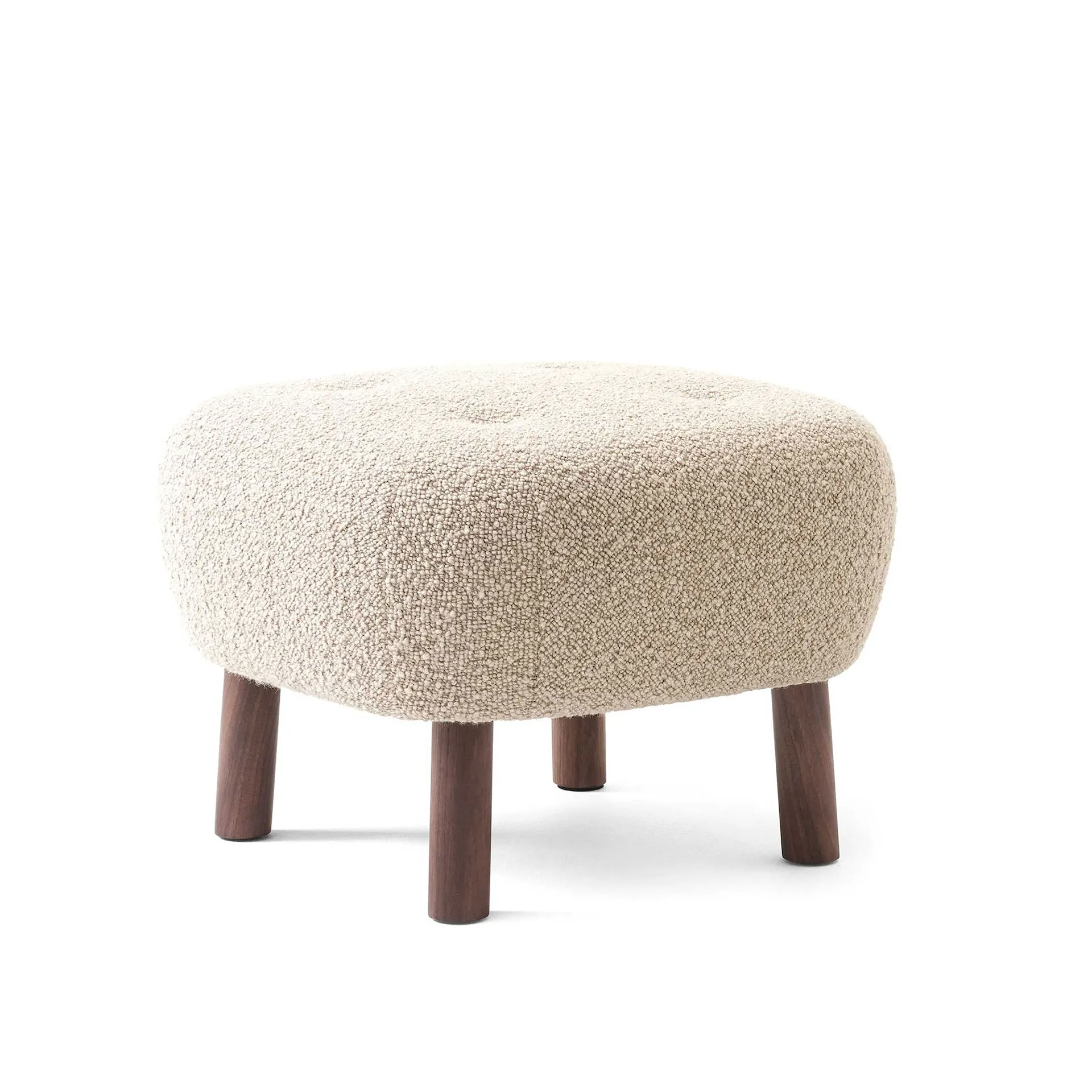 Little Petra Pouf Walnut - &Tradition - NO GA