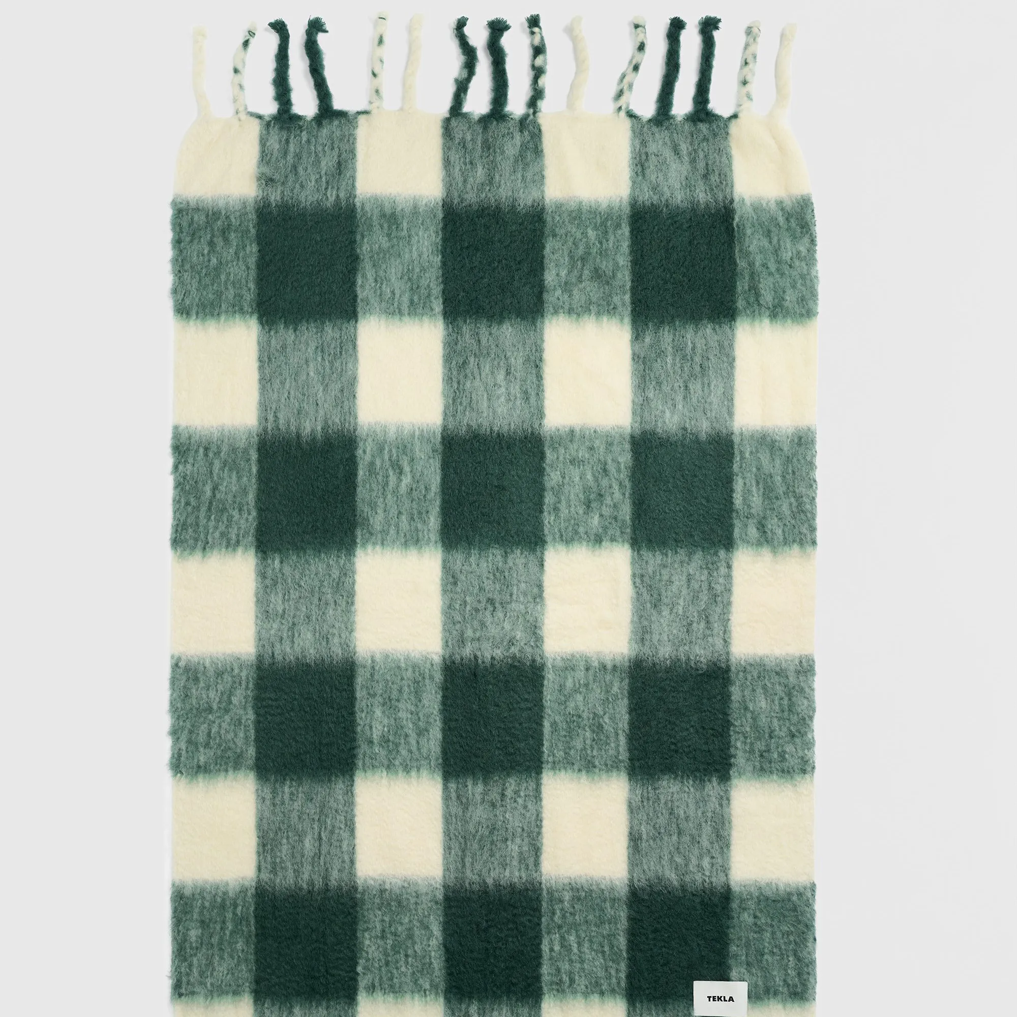 Mohair Peridot Checks plaid - 3