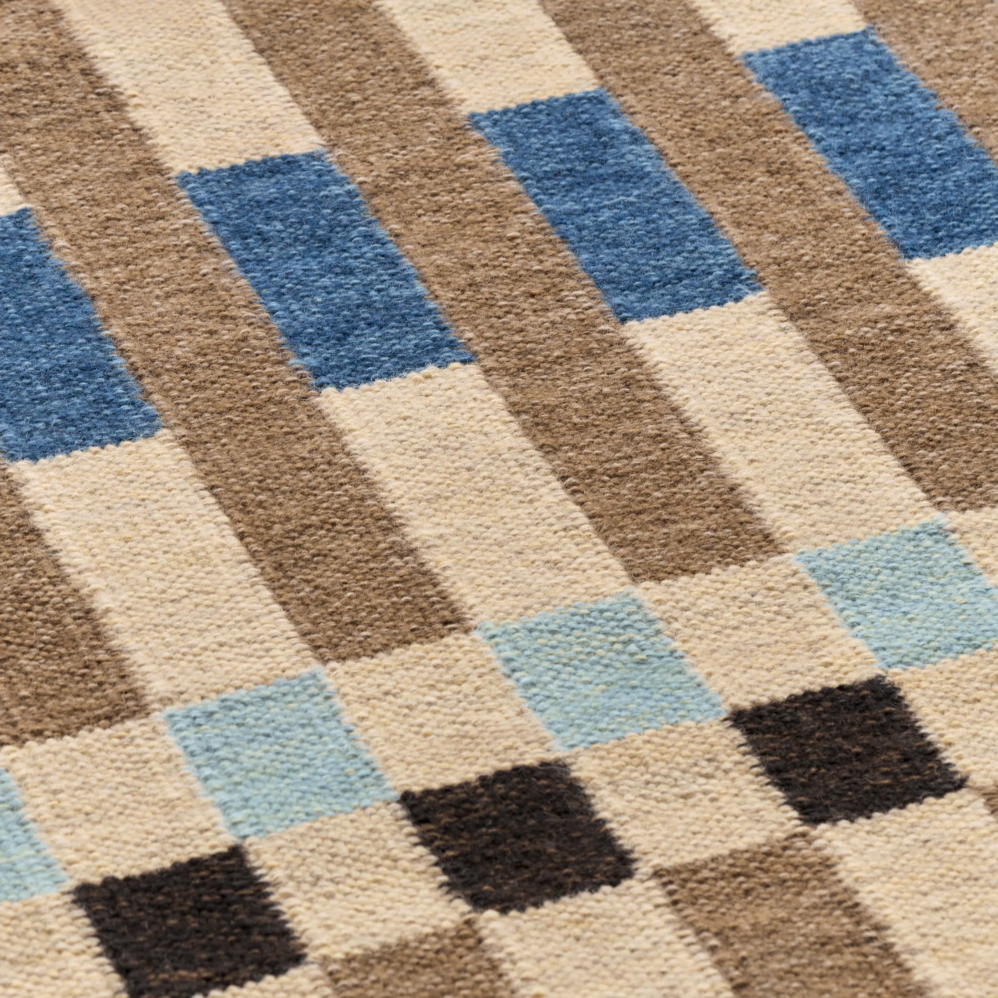 Tradition 03 Beige wollen vloerkleed - 6